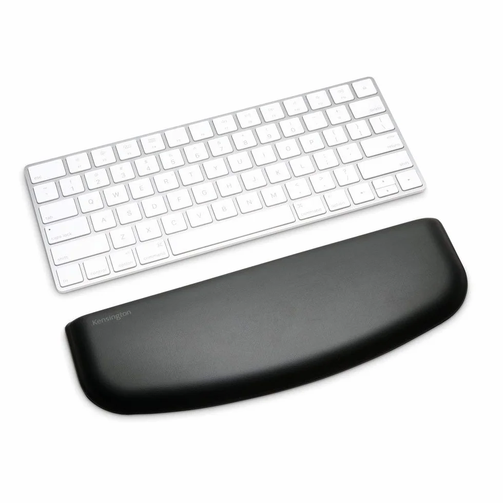 Kensington, Podkładka pod Nadgarstki ErgoSoft do Płaskiej, Kompaktowej Klawiatury, Czarna, Profesjonalny Design i Funkcjonalność, do MacBook, iMac, MS Surface i Komputerów PC (K52801EU)