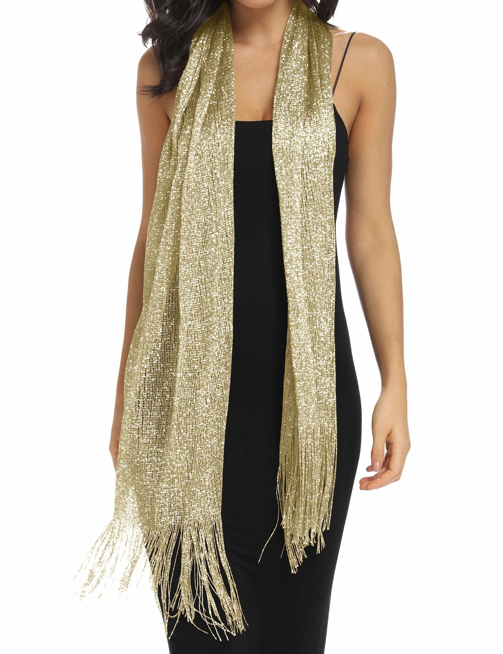 Rheane Shawl Wraps for Women Shawls and Wraps for Evening Dresses Pashmina Rave Silver Dress for Women Sparkly Dress Women's Scarves & Wraps (Matcha Latte)