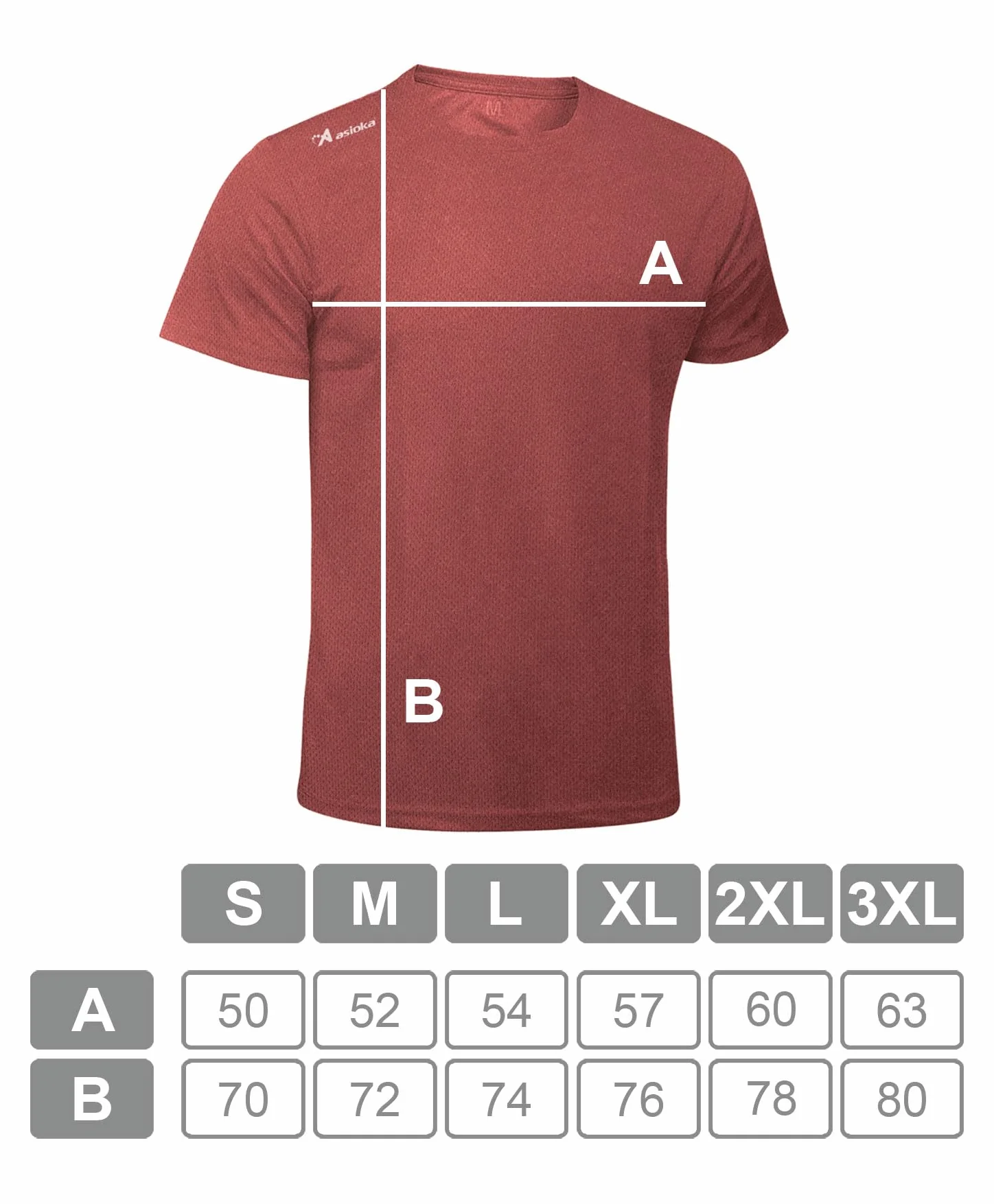 Asioka Podkoszulek Mężczyźni Camiseta Rio Jaspe 75/22 (2 w zestawie)