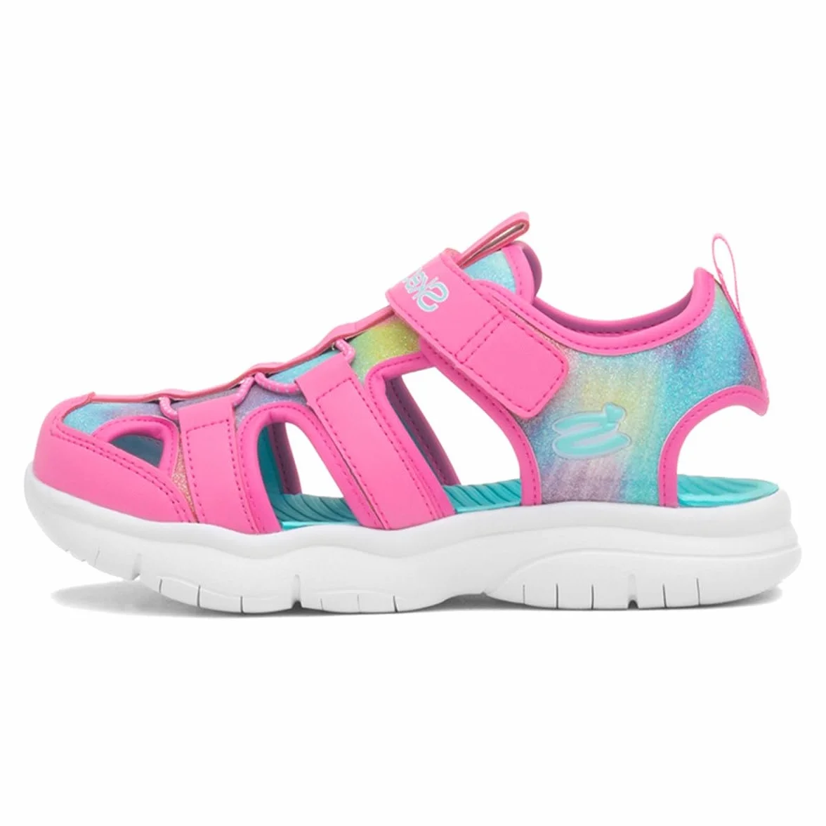Skechers Dziewczynki Flex Splash Daylight ShimmerSandały sportowe