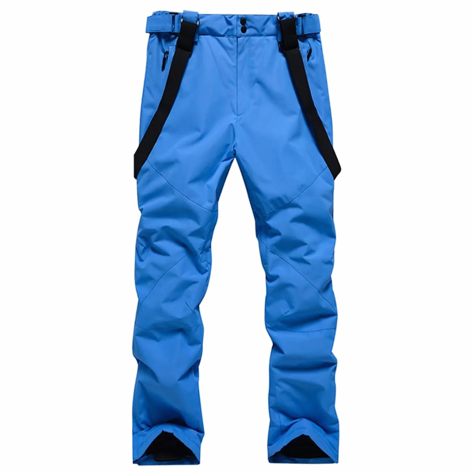 ALSOGO Męskie spodnie narciarskie Bib wodoszczelne wiatroszczelne spodnie śniegowe spodnie outdoorowe spodnie snowboard śliniaczek ze zdejmowanym paskiem
