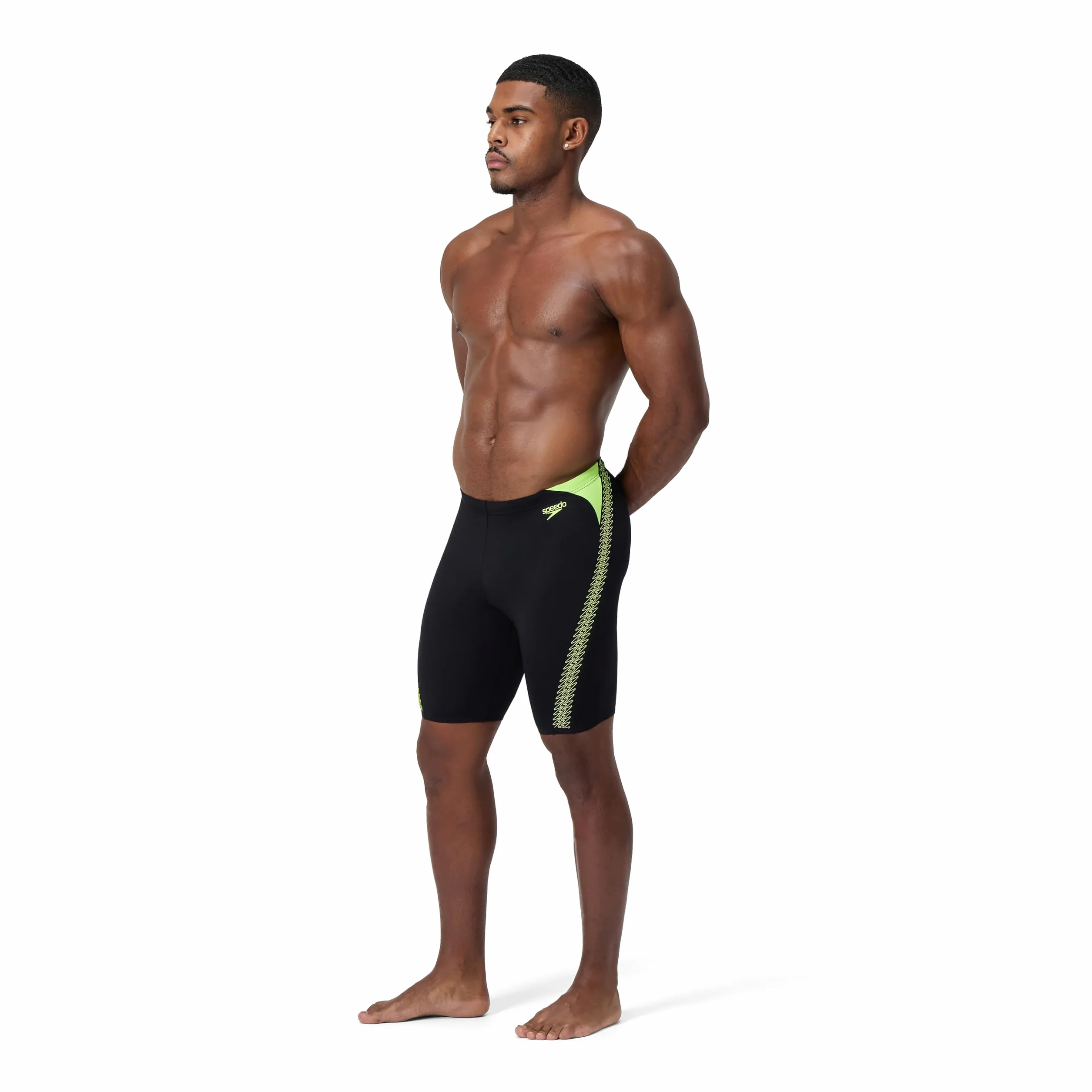Speedo Jammer Mężczyźni Hyperboom Splice Jammer Swimming Trunks | Quick Drying | Training | Fitness | Chlorine Resistant