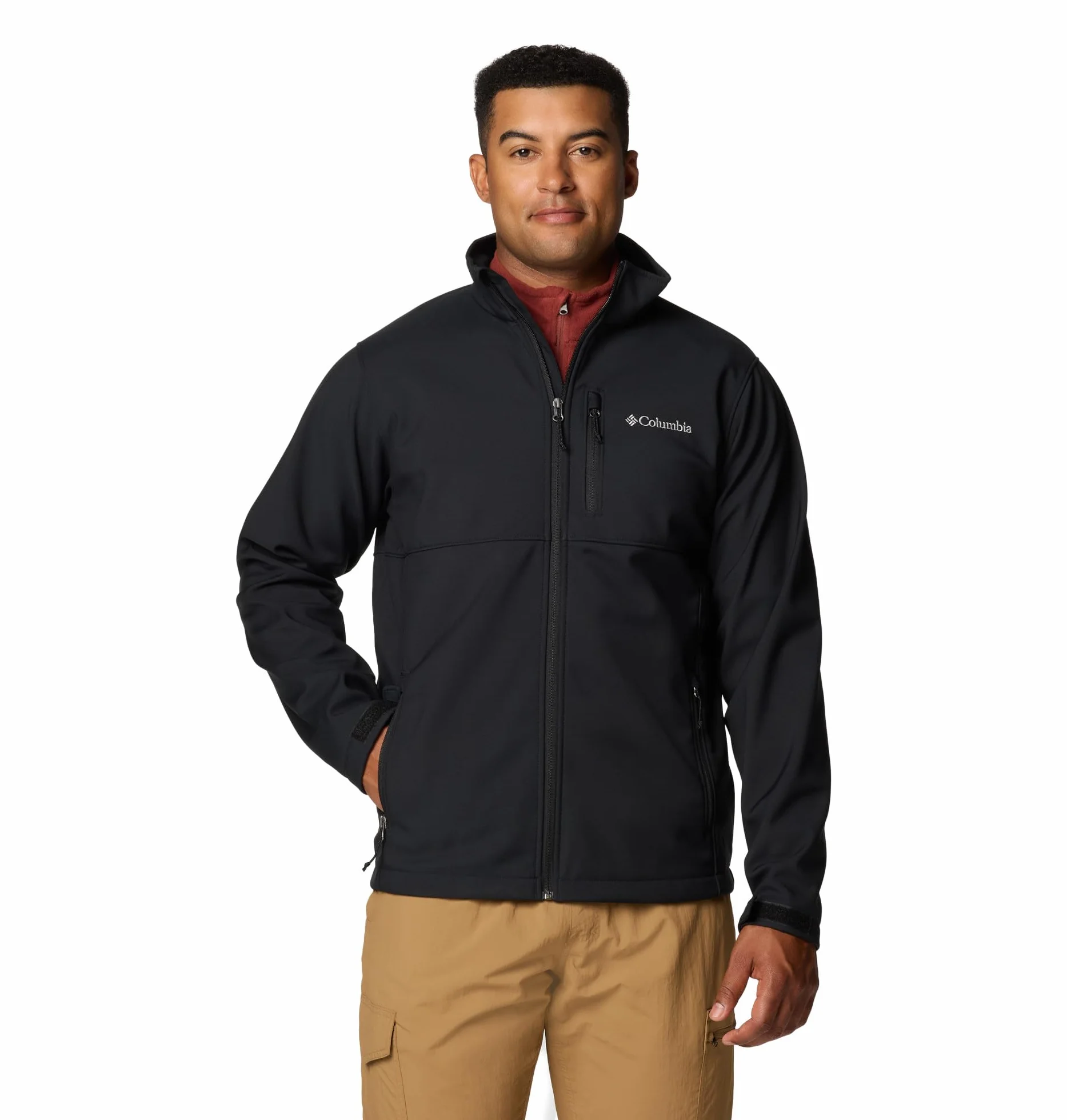 Columbia Męska kurtka softshellowa Ascender, czarna, XL