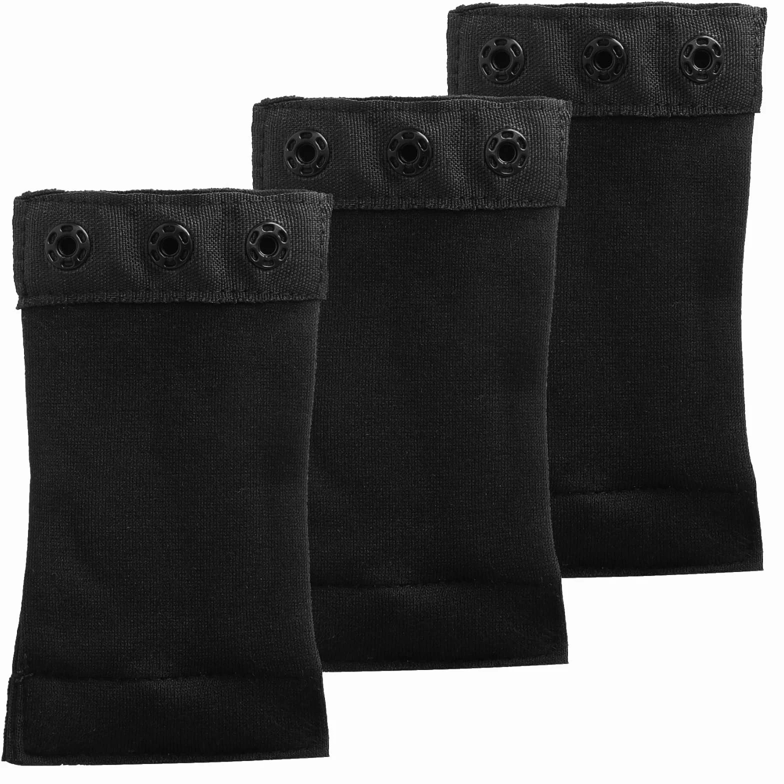 3 szt. Przedłużacz do body damskiego z 3 plastikowymi zatrzaskami, regulowany, do body redukcyjnych kobiet i modelujących sylwetki, kompatybilny z shapewear, czarne body i body damskie z długim