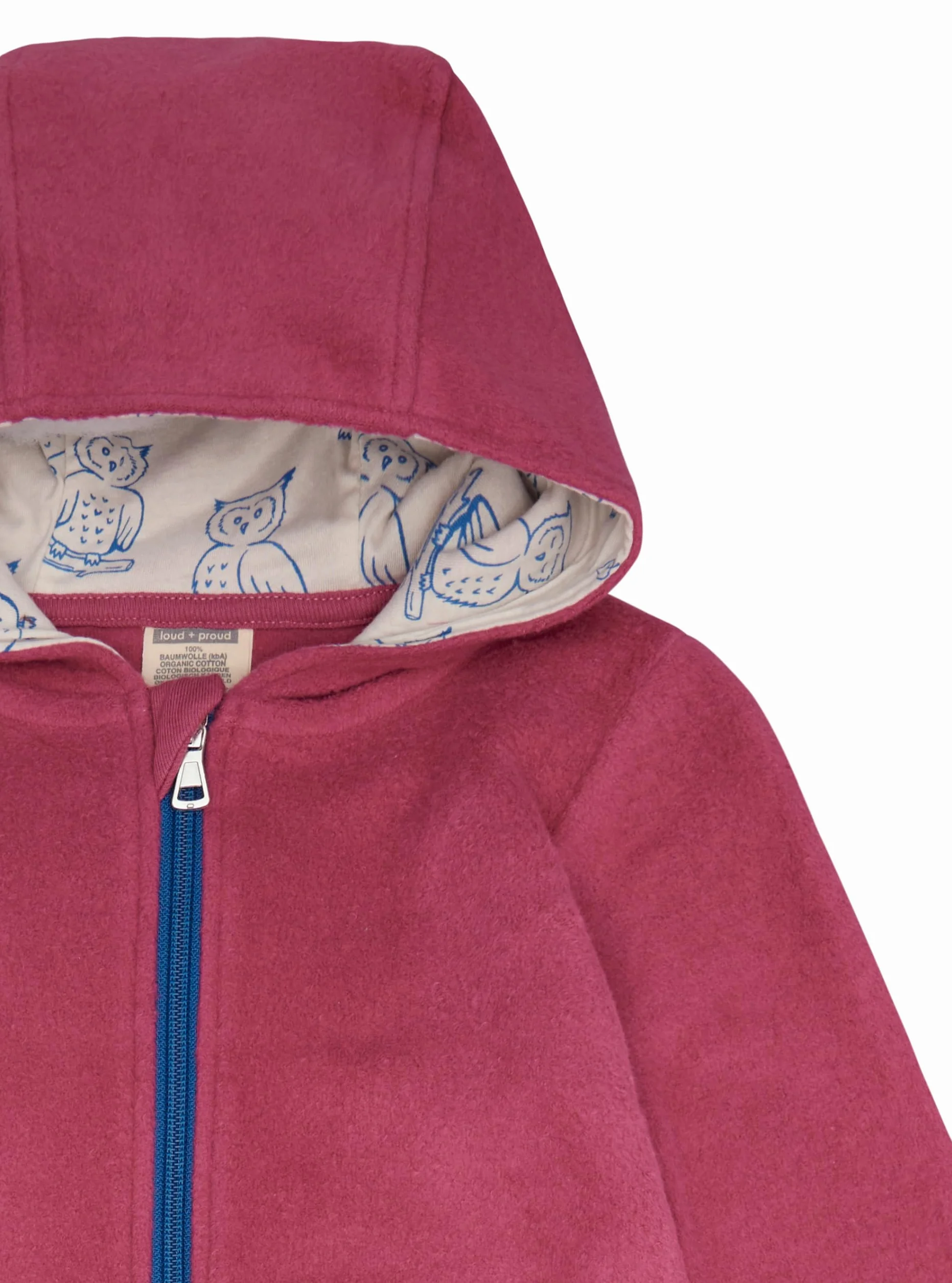 loud + proud kombinezon polarowy Niemowlęta - dziewczynki Baumwoll-fleece, Gots Zertifiziert