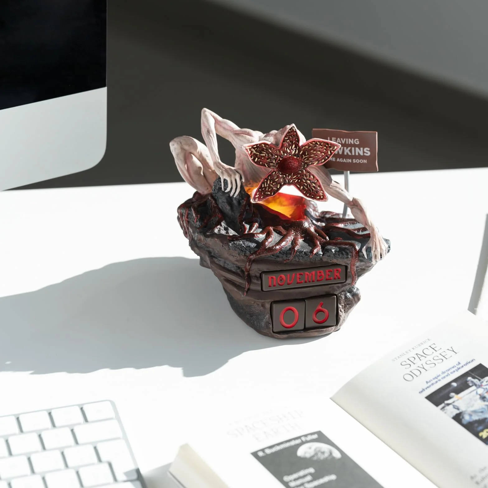 Grupo Erik Stranger Things Perpetual Calendar - Demogorgon | Flip Calendar, Perpetual Calendars, Desk Calendar, Cool Calendar | Stranger Things Gifts, Stranger Things Merchandise
