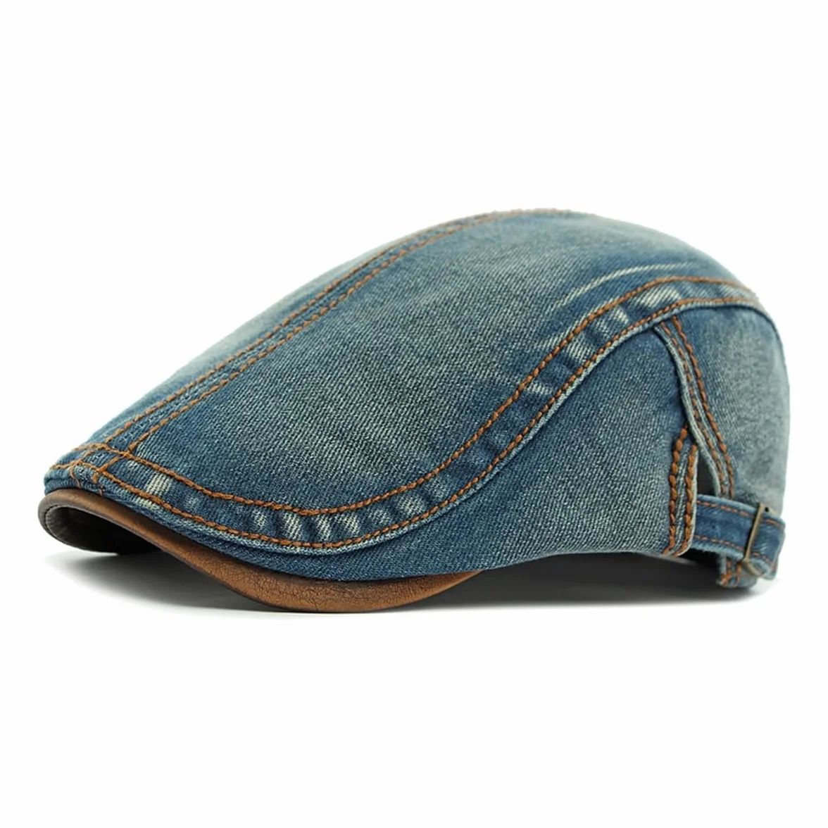 Unisex Denim Flatcap męska czapka z daszkiem czapka beret czapka z daszkiem damska czapka beret regulowana czapka rekreacyjna czapka beret czapka beret