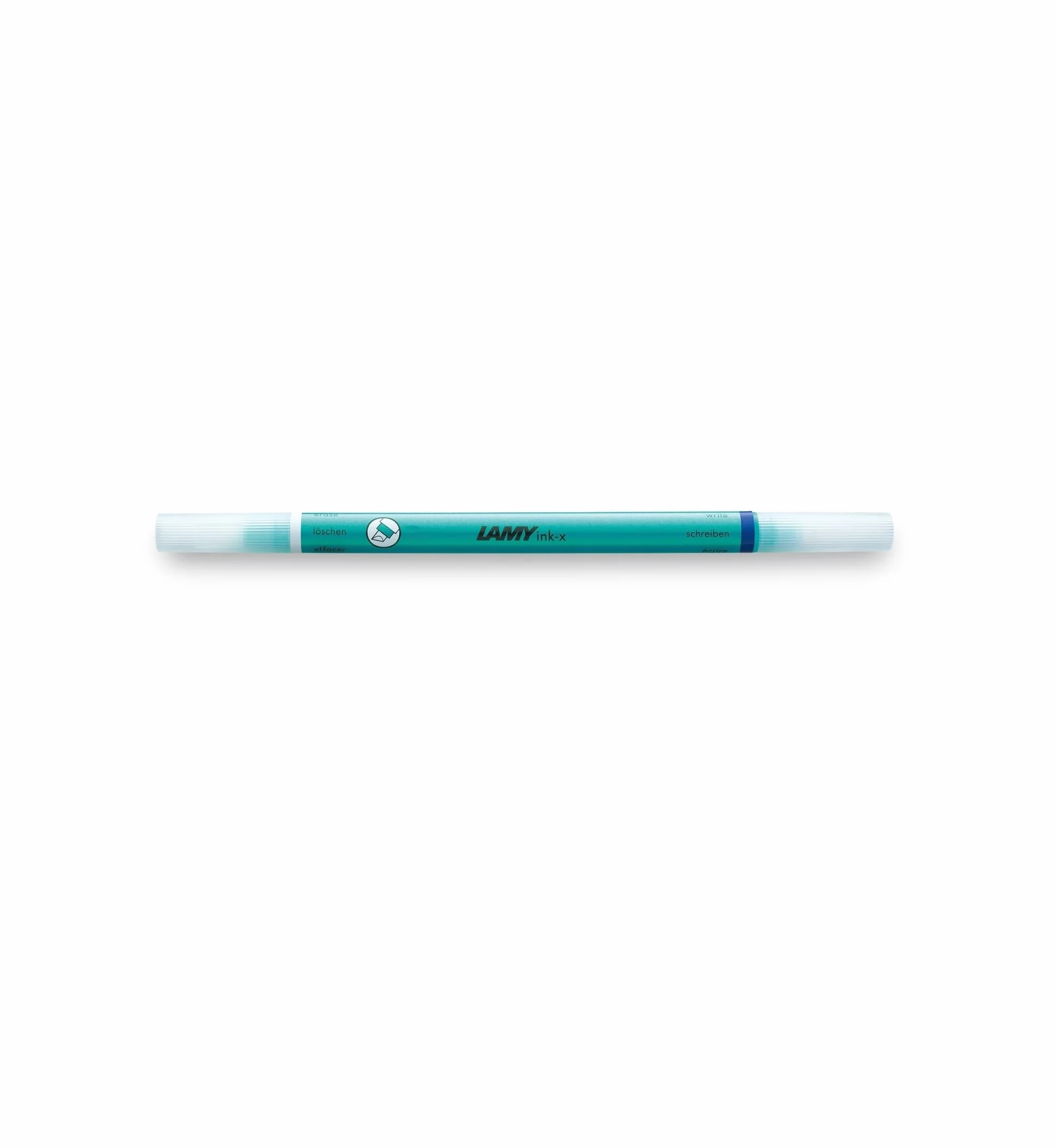 LAMY ink-x gaśnica do atramentu z tworzywa sztucznego z końcówką do usuwania atramentu i końcówką korekcyjną – wyłącznie do wymazywania atramentu królewskiego błękitu 1 sztuka (1 opakowanie)