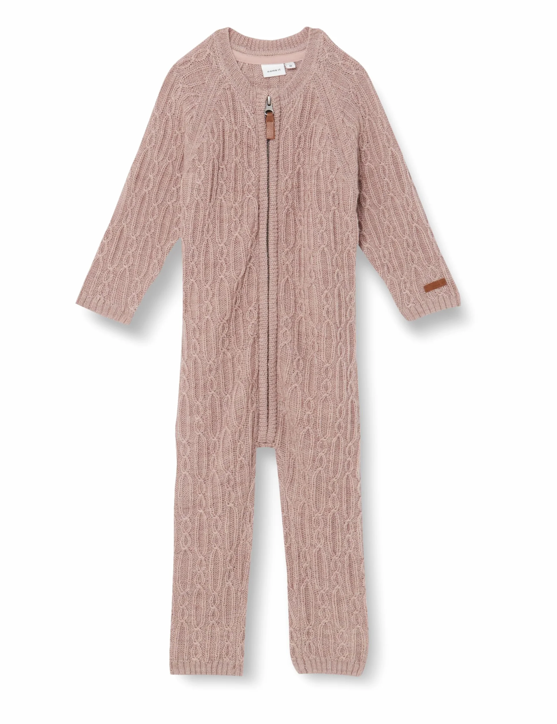 NAME IT Kombinezon Niemowlęta - dziewczynki Nmfwrilla Wool Ls Knit Suit Xxiii