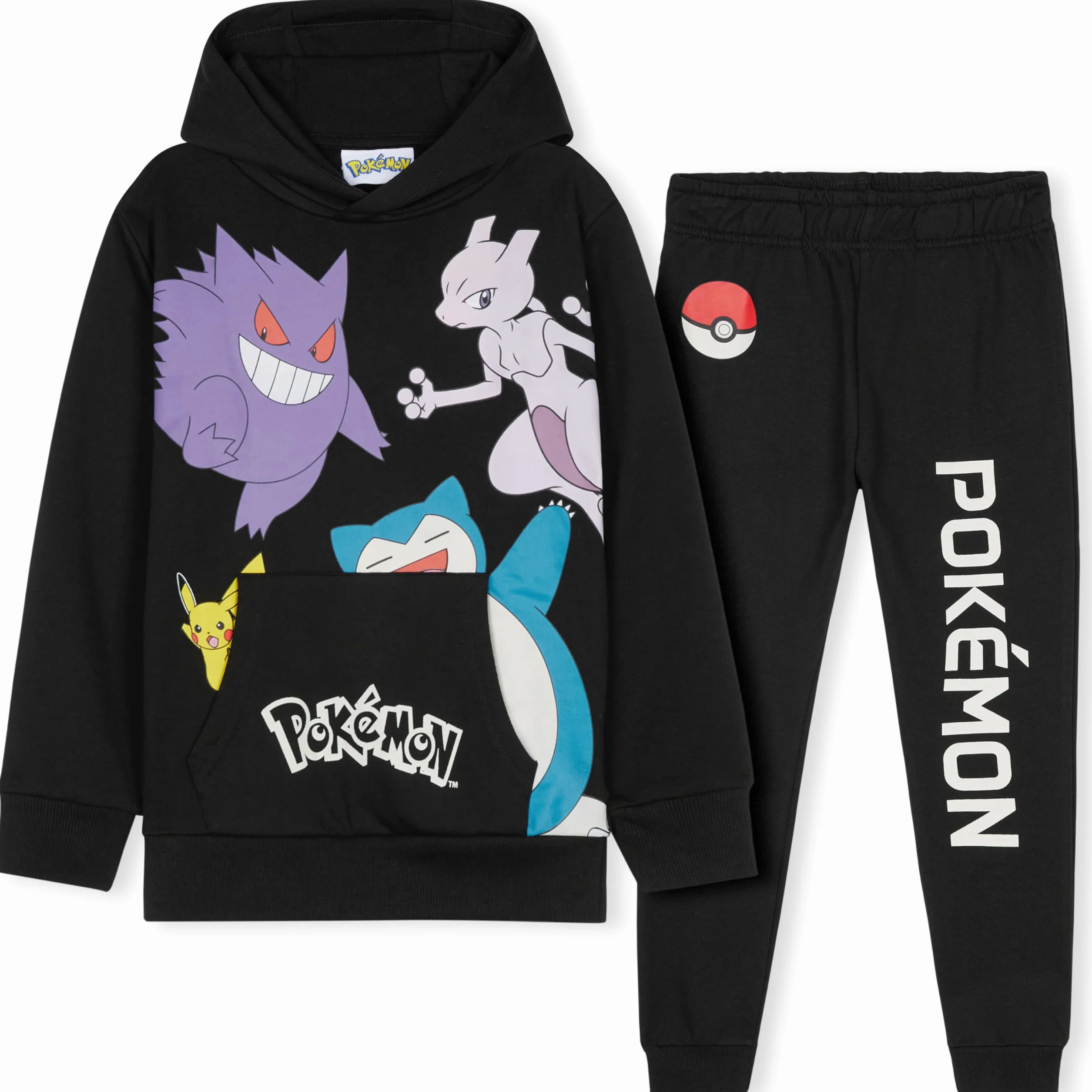 Pokemon Zestaw dresowy dla chłopców, wygodna bluza z kapturem i zestaw do biegania, prezenty dla dzieci