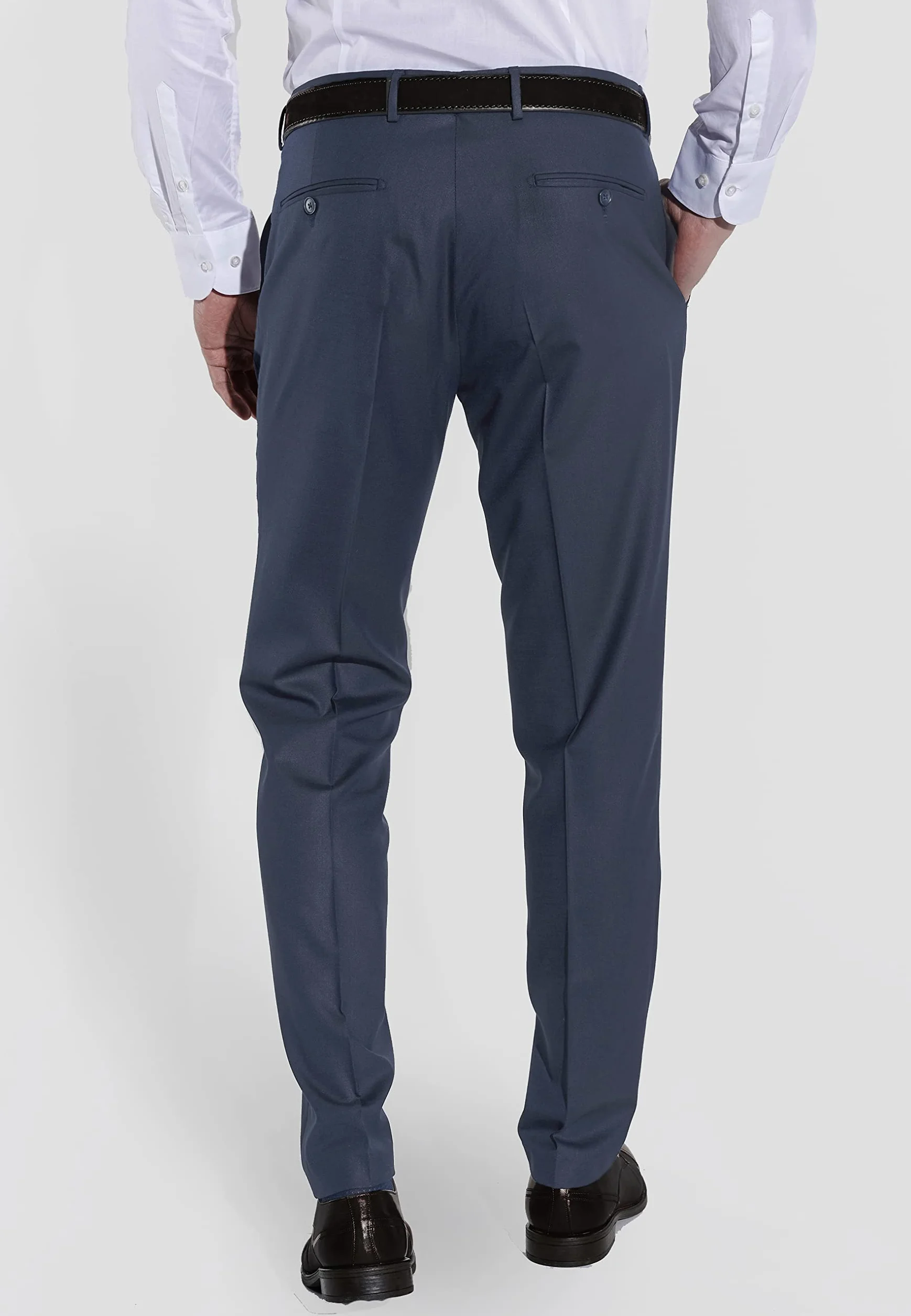 Steffen Klein Męski 2-częściowy garnitur biznesowy slim fit, smoking, marynarka z 2 guzikami