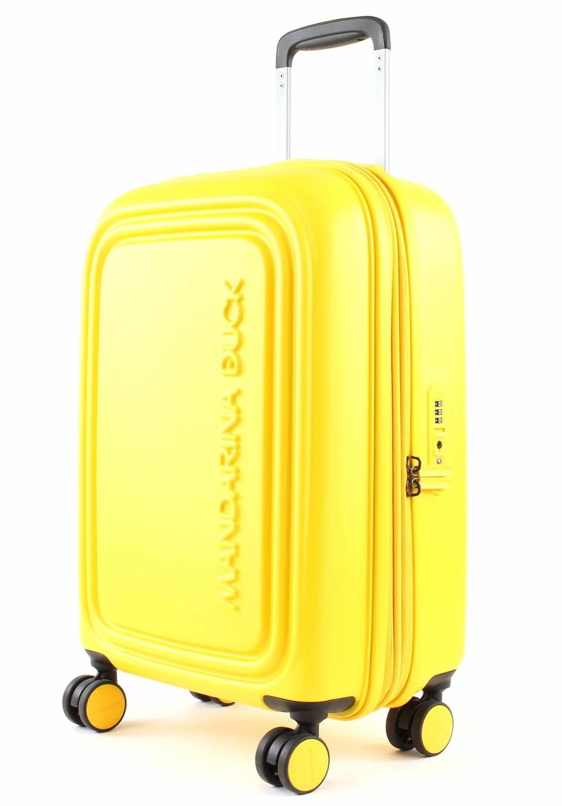 Mandarina Duck Logoduck walizka na kółkach, 35 x 55 x 23/26 (dł. x wys. x szer.), Duck Yellow, 35x55x23/26(LxHxW), walizka i walizka na kółkach