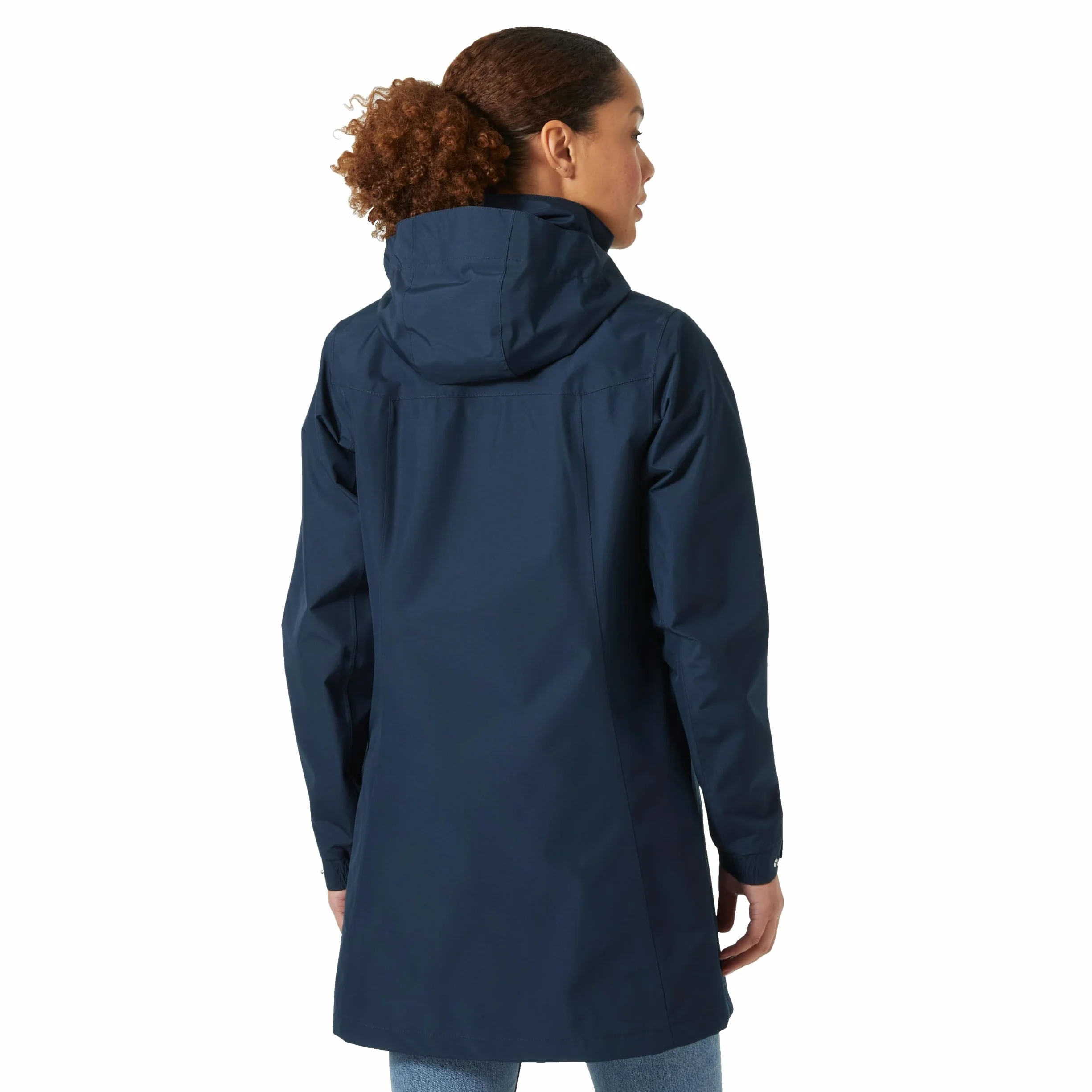 Helly-Hansen Kobiety Aden Long Płaszcz, Granatowy, L
