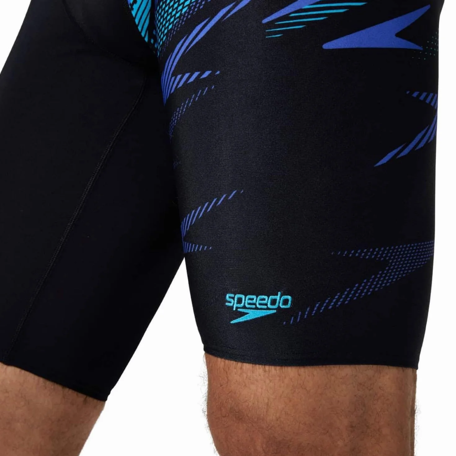 Speedo Hyperboom męskie spodnie do pływania z wycięciem w kształcie litery V, szybkoschnące, treningowe, fitness, odporne na działanie chloru, odzież do pływania (1 opakowanie)