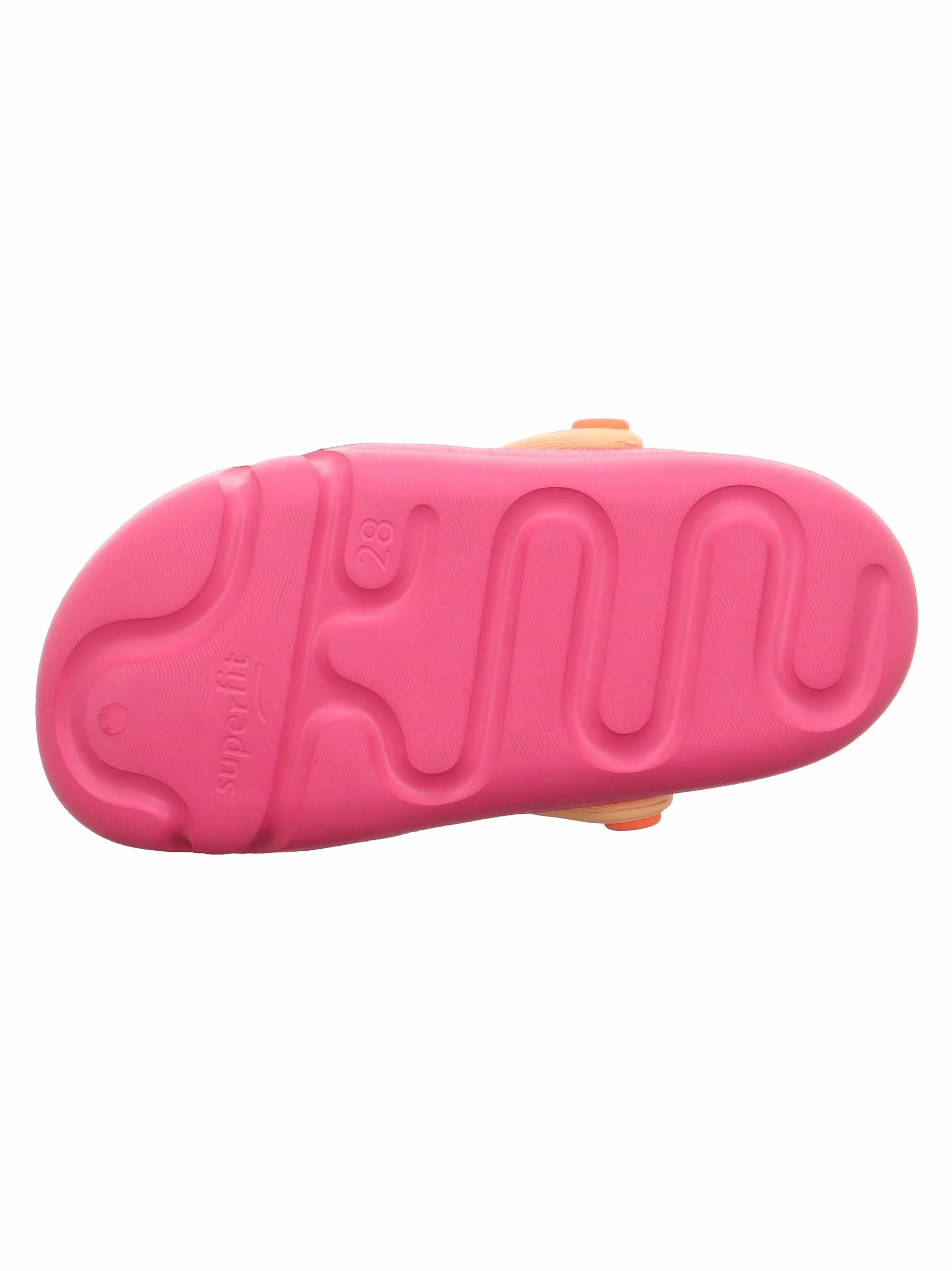 Superfit Dziewczęce Splash C kapcie, Pink Orange 5500, 33 EU szeroki