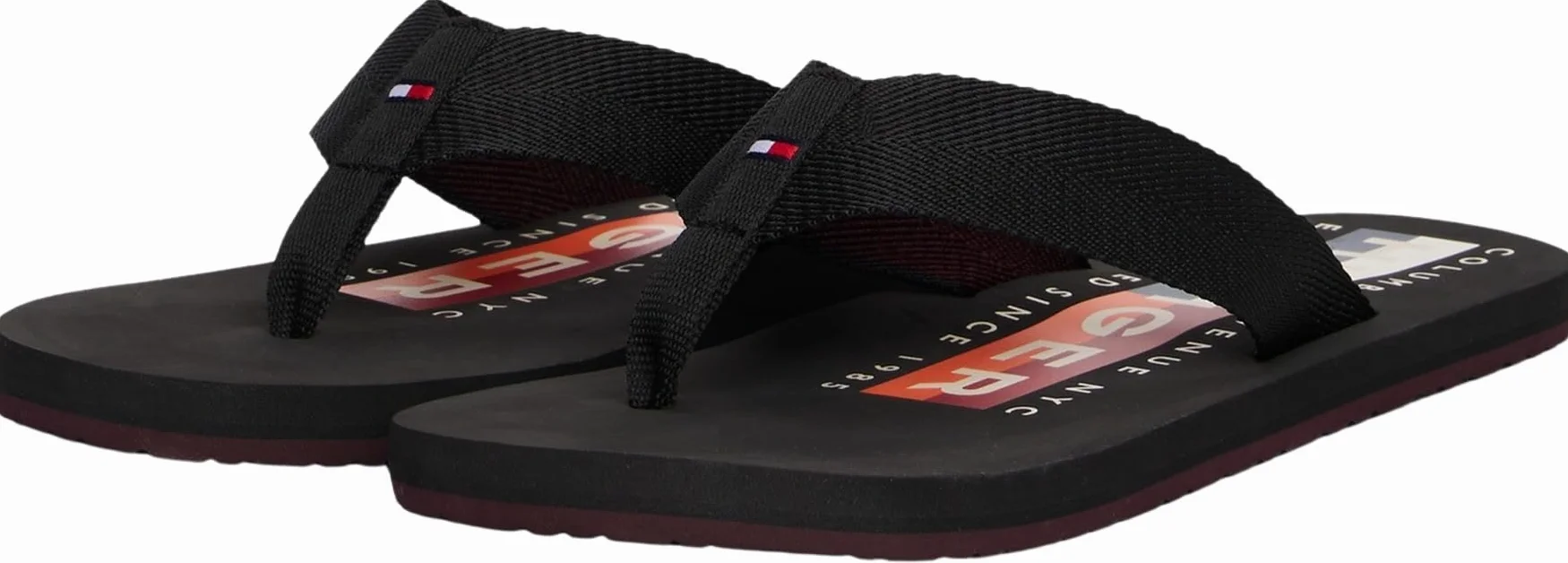 Tommy Hilfiger Mężczyźni Corporate Hilfiger Beach Sandal Fm0fm05620Klapki