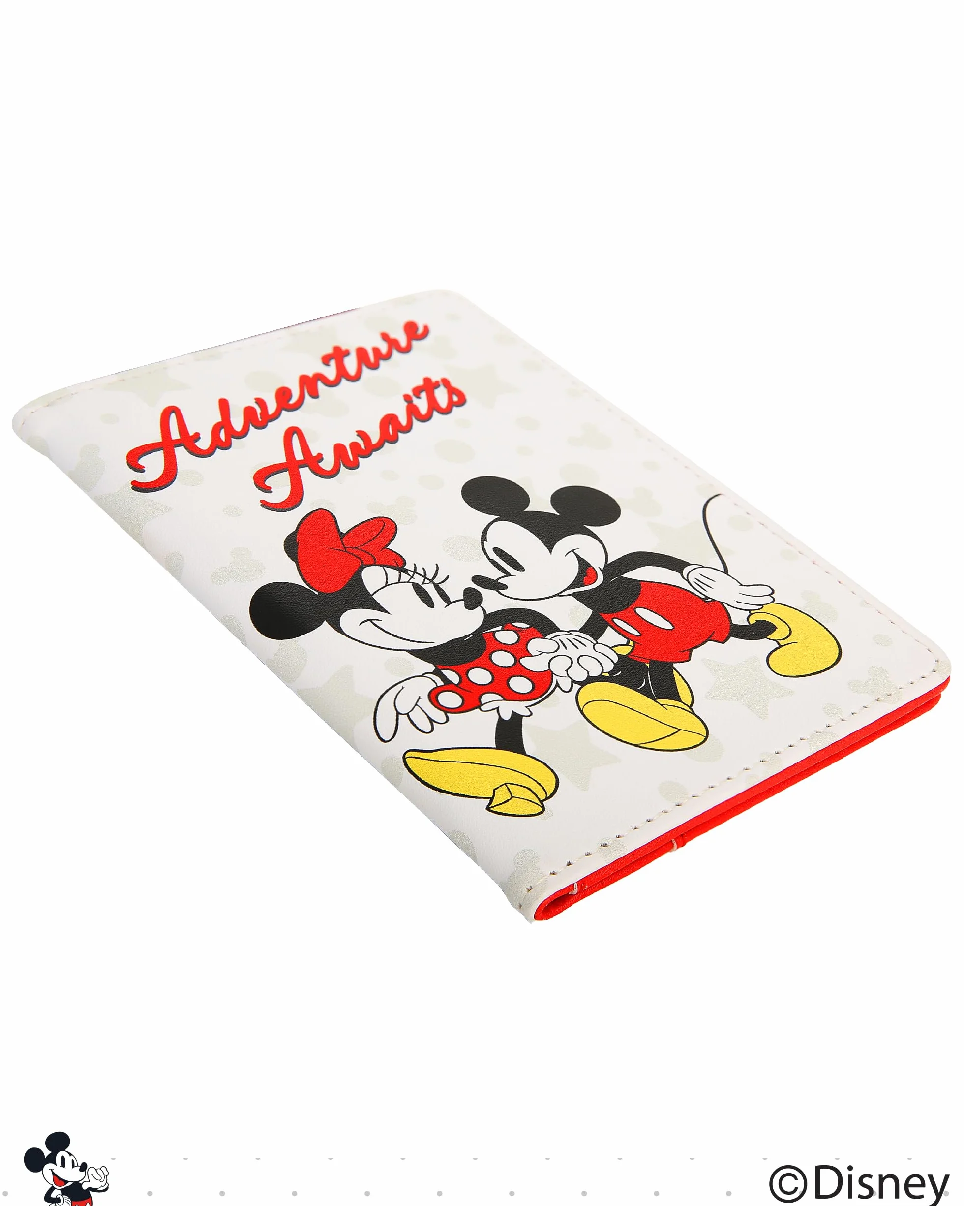 Disney Etui na paszport Myszka Miki i Minnie, akcesoria podróżne - oficjalnie licencjonowane, wielokolorowe, klasyczne, wielobarwny, Jeden rozmiar, Klasyczny