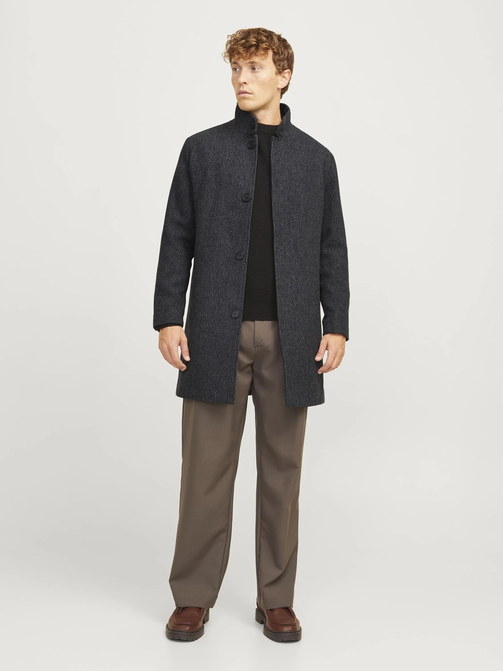 JACK & JONES Płaszcz Mężczyźni Jprblawilson Wool Coat Sn