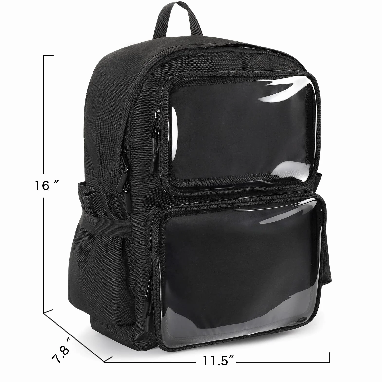 STEAMEDBUN Ita Bag Plecak z wkładką Pin Display Plecak do szkoły Anime Cosplay