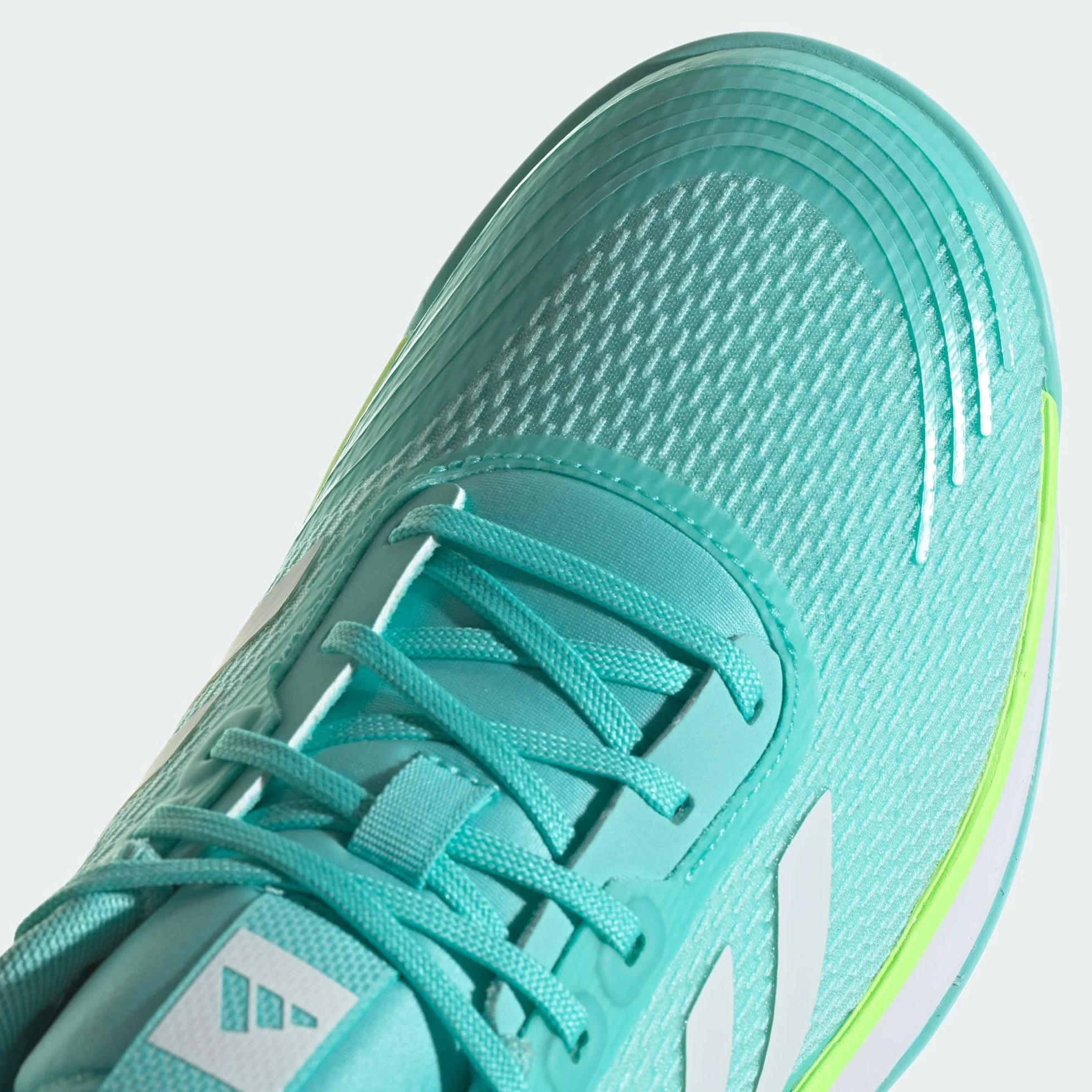 adidas Kobiety Novaflight Volleyball Shoes, Flash Aqua/Cloud White/Lucid Lemon, 42 EU