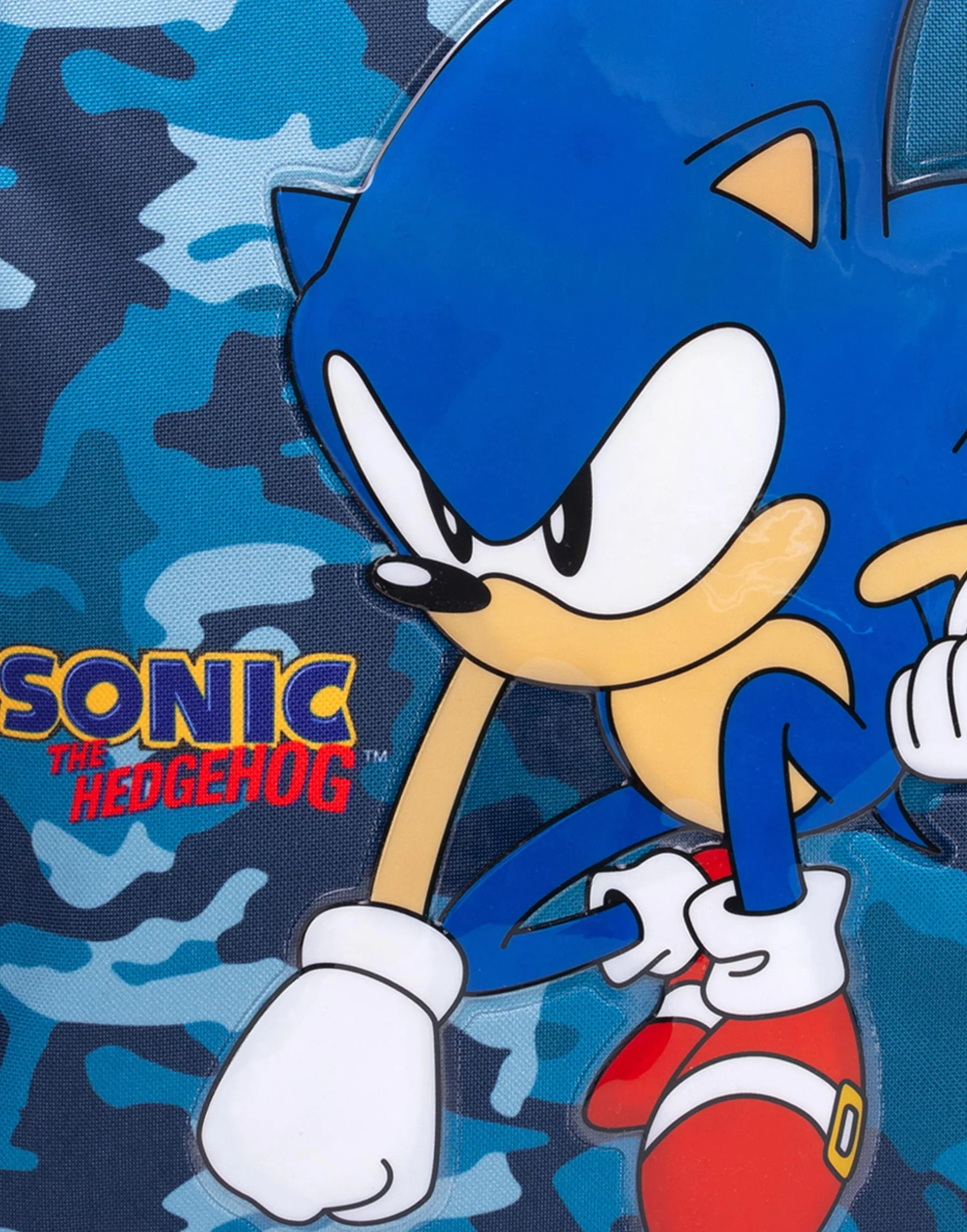 Sonic The Hedgehog Plecak dla chłopców | dziecięcy granatowy plecak szkolny moro, piórnik, butelka na wodę | gadżety do gier, NIEBIESKI, Rozmiar uniwersalny
