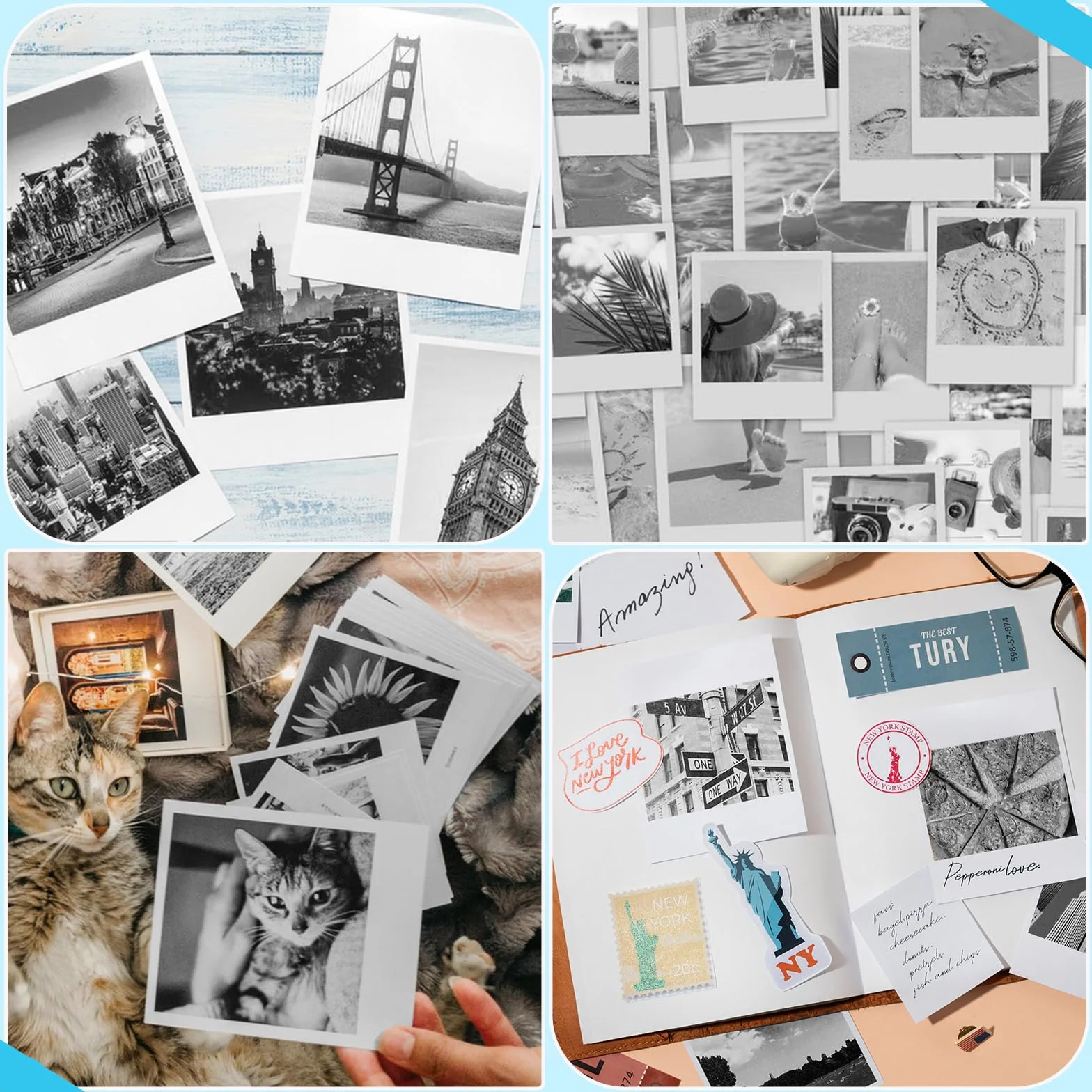 Papier termiczny 57 x 30 mm, do aparatu fotograficznego, 24 rolki termiczne 75 g/m², papier do natychmiastowego druku, bankomat, czytniki kart kredytowych