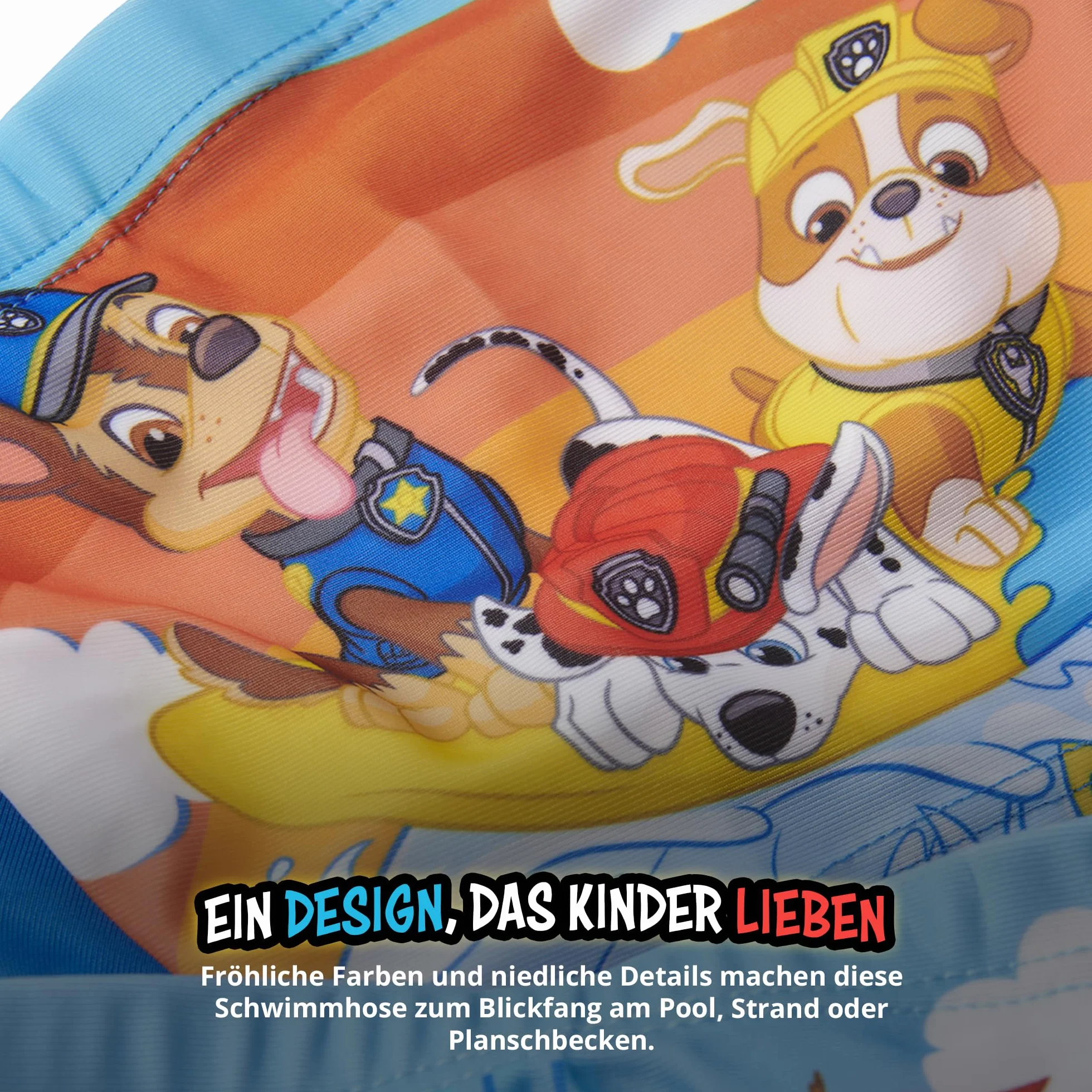 Psi Patrol kąpielówki dla chłopców, spodnie kąpielowe, spodnie dziecięce, niebieskie (2 sztuki)