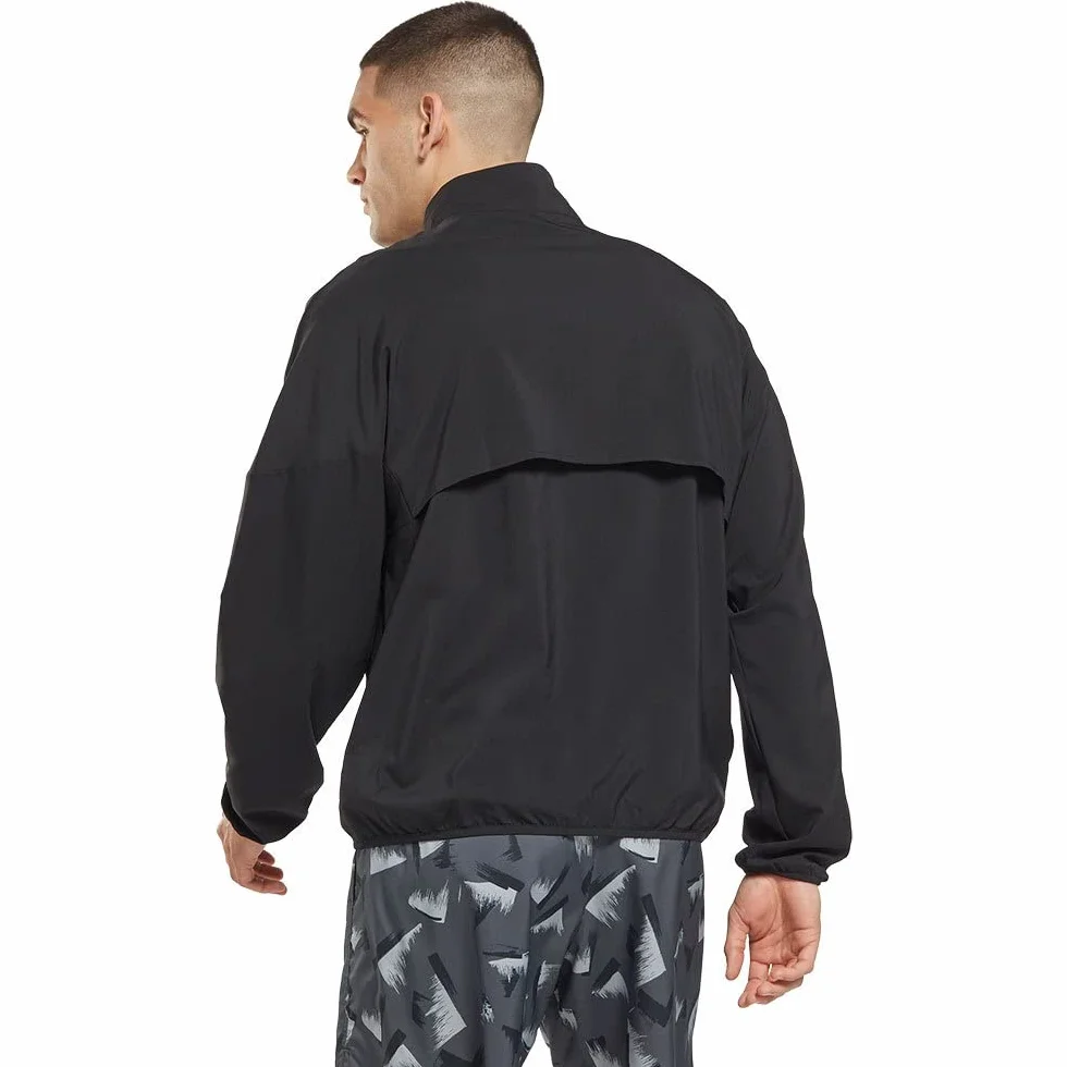 Reebok Kurtki Mężczyźni Bieganie Tkane Wind Jkt