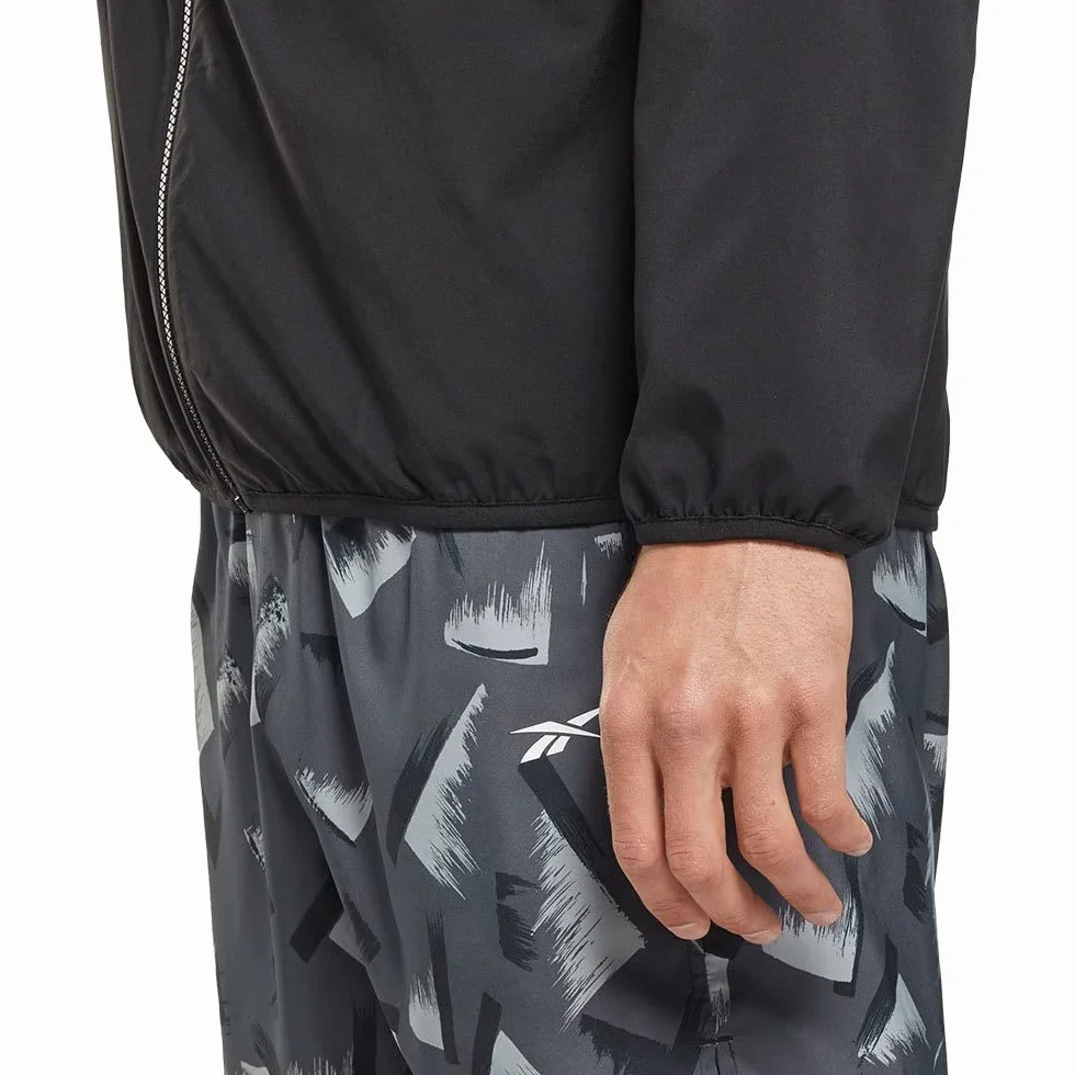 Reebok Kurtki Mężczyźni Bieganie Tkane Wind Jkt