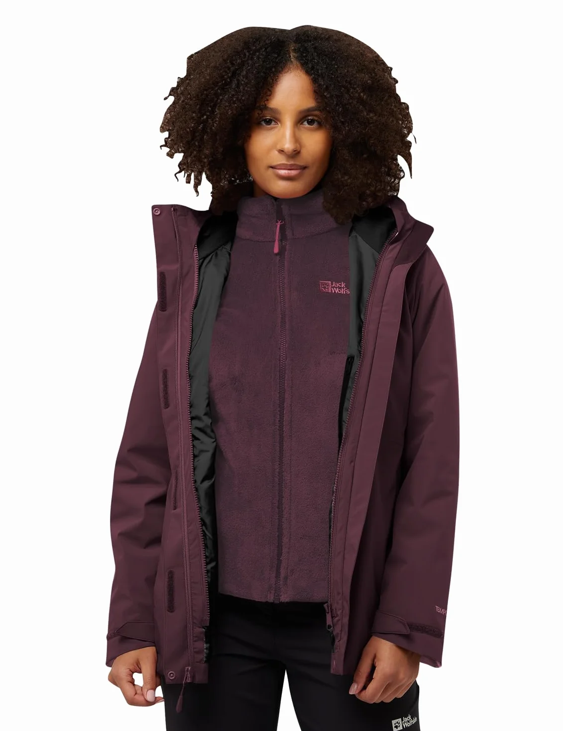 Jack Wolfskin Kurtka Kobiety Rotwand 3in1 Jkt W