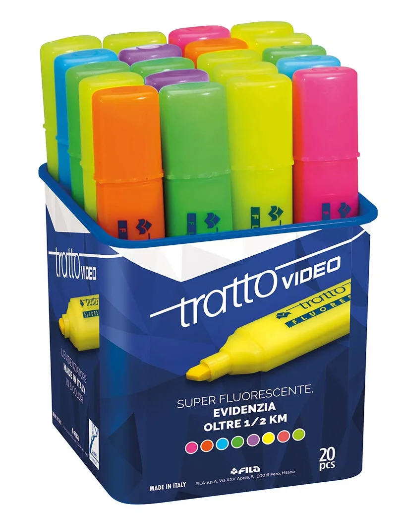 TRATTO VIDEO ZAKREŚLACZ 20 SZT