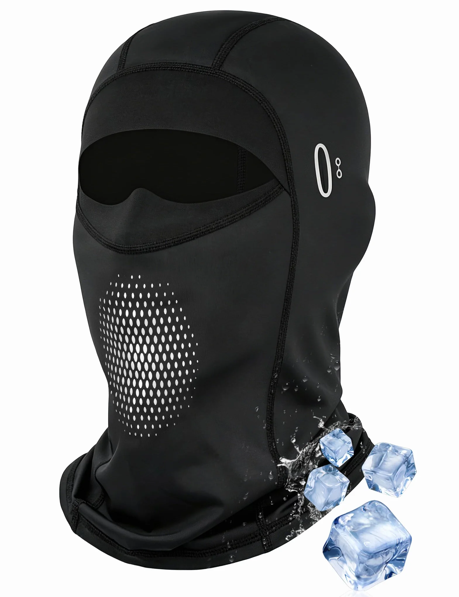 MELLIEX Cooling letnia kominiarka, wielofunkcyjna kominiarka chłodząca Balaclava z otworami na okulary, do motocykla, roweru, wspinaczki, wędkowania