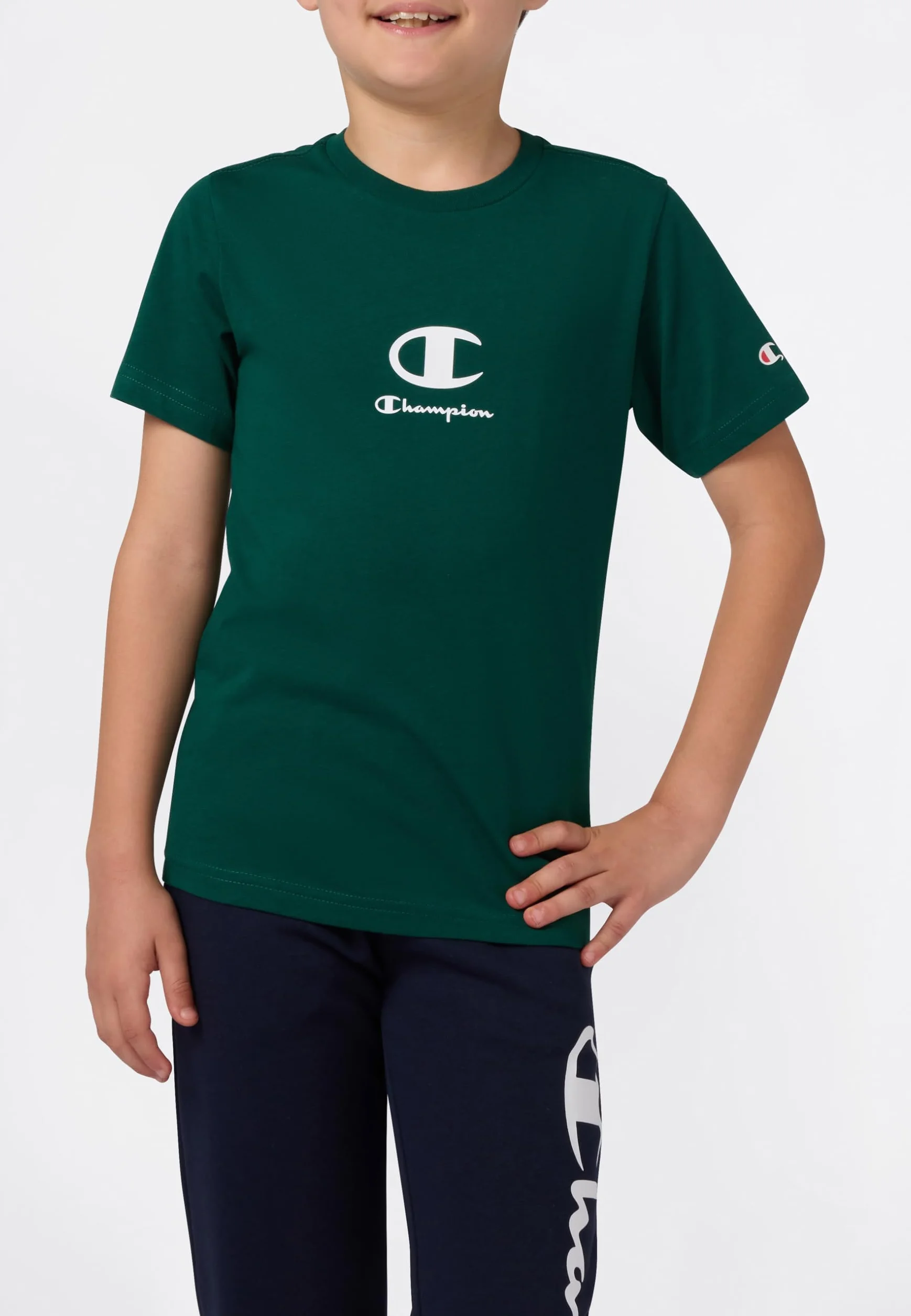 Champion Chłopięca koszulka Legacy, ZIELONY, S