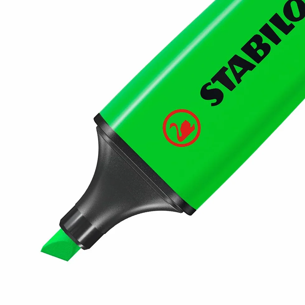 Zakreślacz - STABILO BOSS ORIGINAL pudełko 10 szt. - kolor: zielony