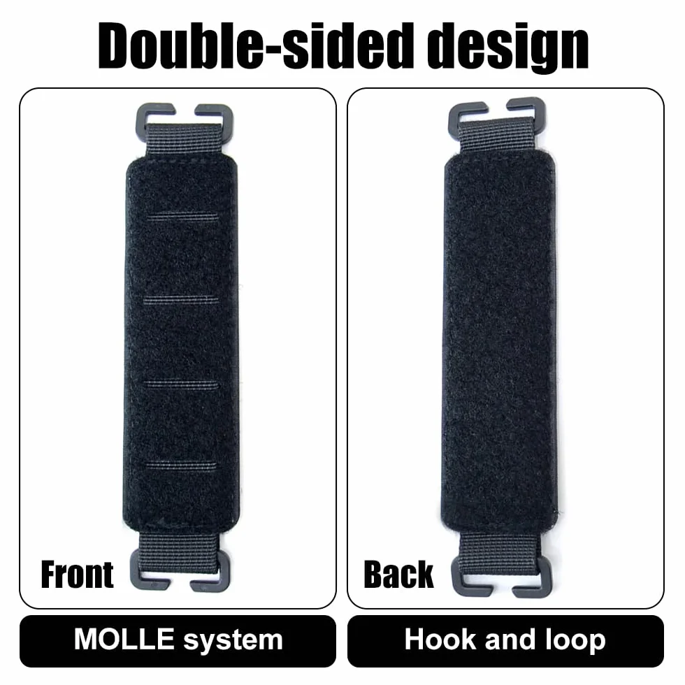 Dwustronna podstawa do odznaki morale, naszywki MOLLE z rzepem do plecaka, system MOLLE