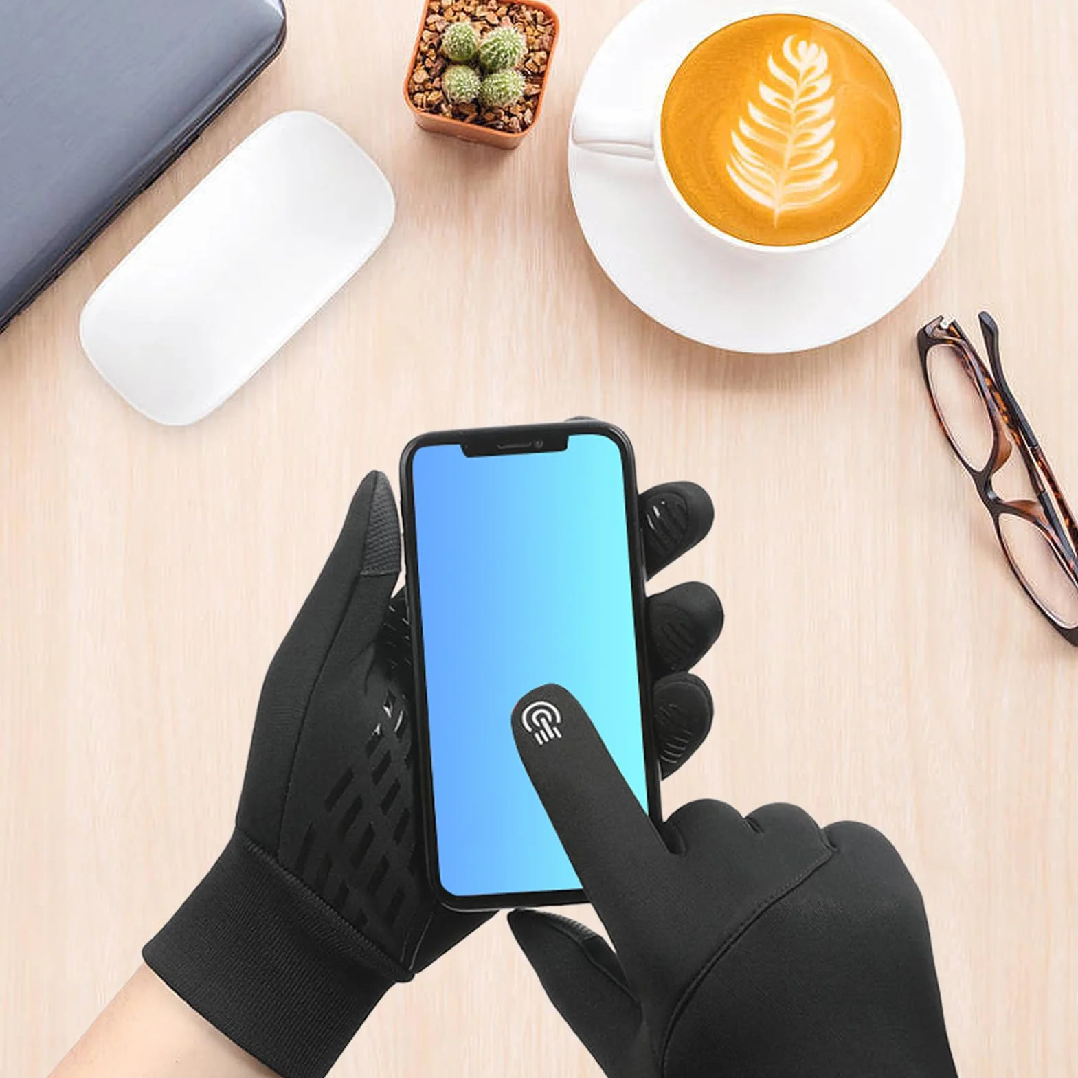 Rechargeable Heated Gloves, Zimowe rękawiczki do ekranów dotykowych, izolowane ogrzewanie, regulowane termiczne sterowanie, rozgrzewki ręczne do jazdy na nartach i snowboardzie, jazda na rowerze