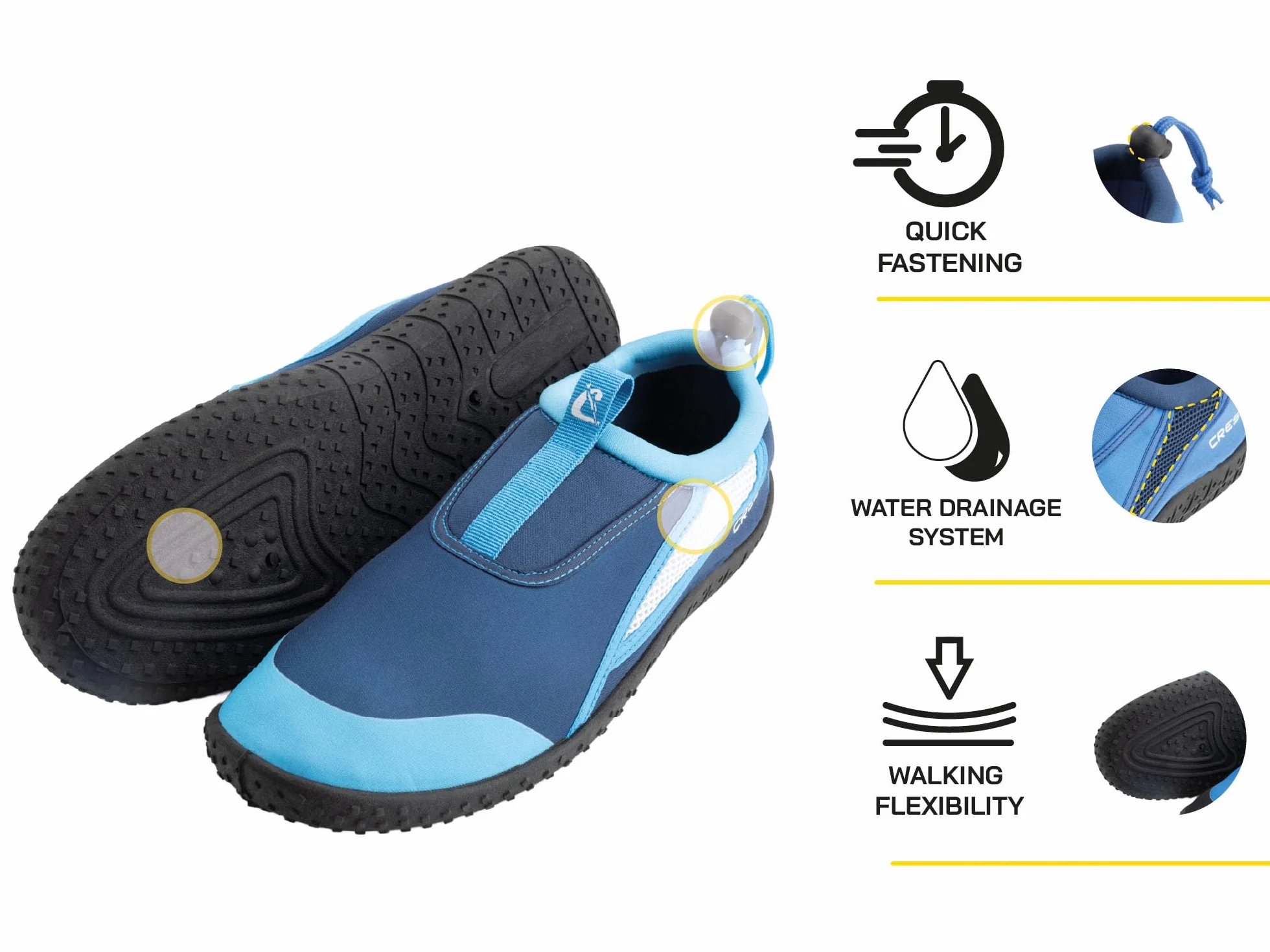 Cressi Uniseks Coco ShoesAquashoes do sportów wodnych