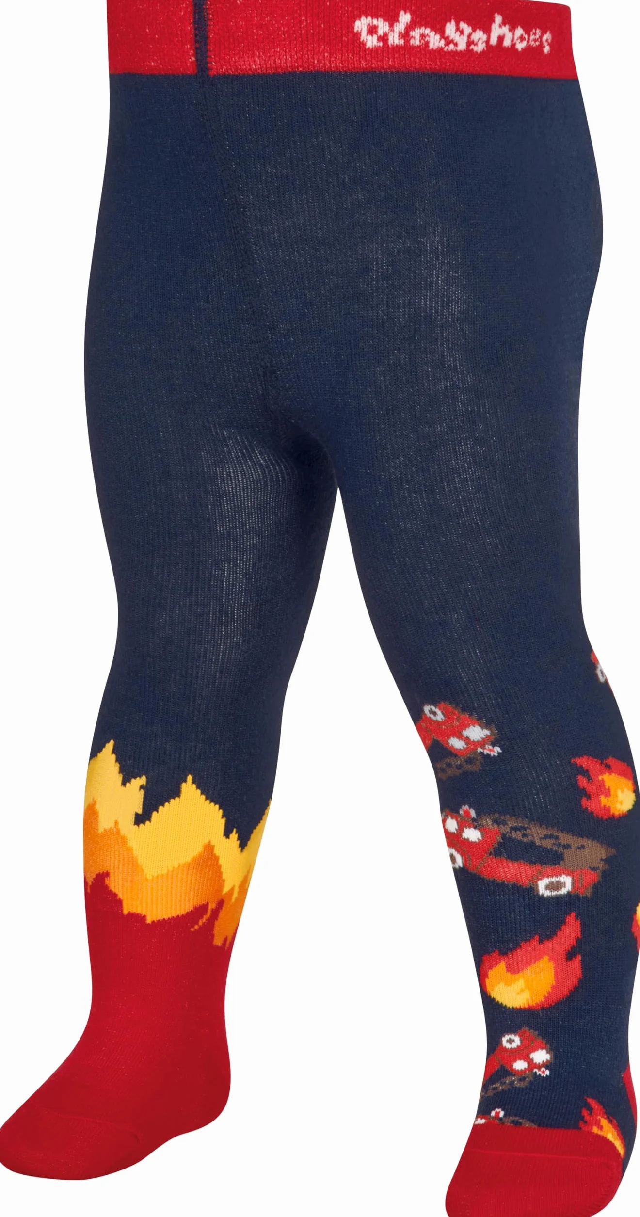 Playshoes Unisex dziecięce rajstopy strażackie, zestaw 2 sztuk, morskie, normalne