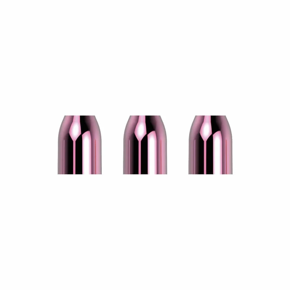 L-Style - Kolczyki do szampana – Premium metal kolor różowy