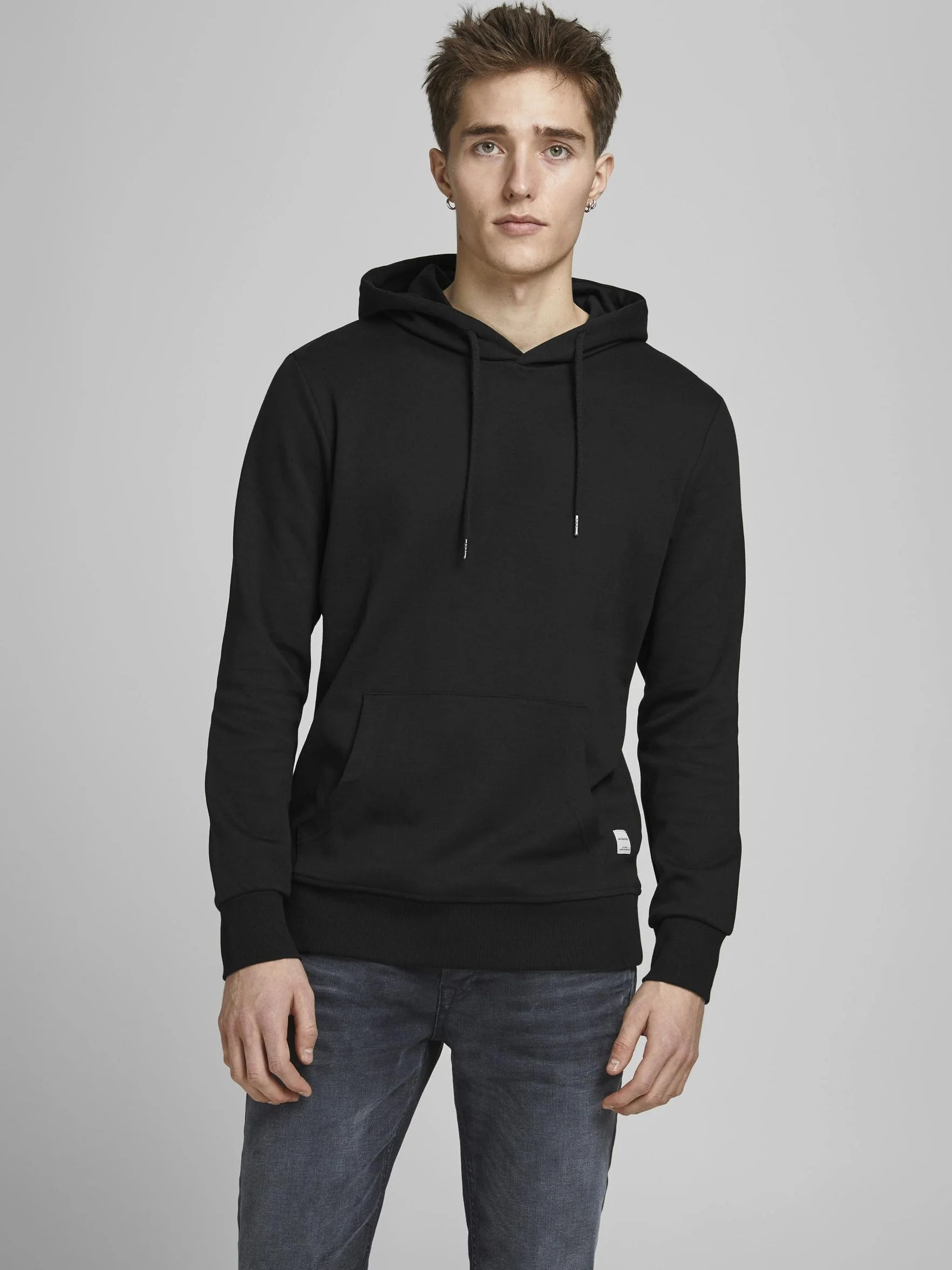 JACK & JONES Bluza z kapturem Mężczyźni Jjebasic Sweat Hood Noos