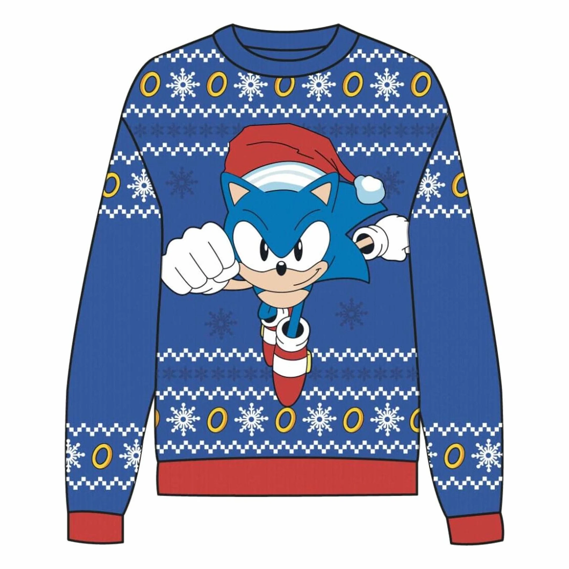 CERDÁ LIFE'S LITTLE MOMENTS Sweter Uniseks - dzieci Jersey Punto Navideño Sonic