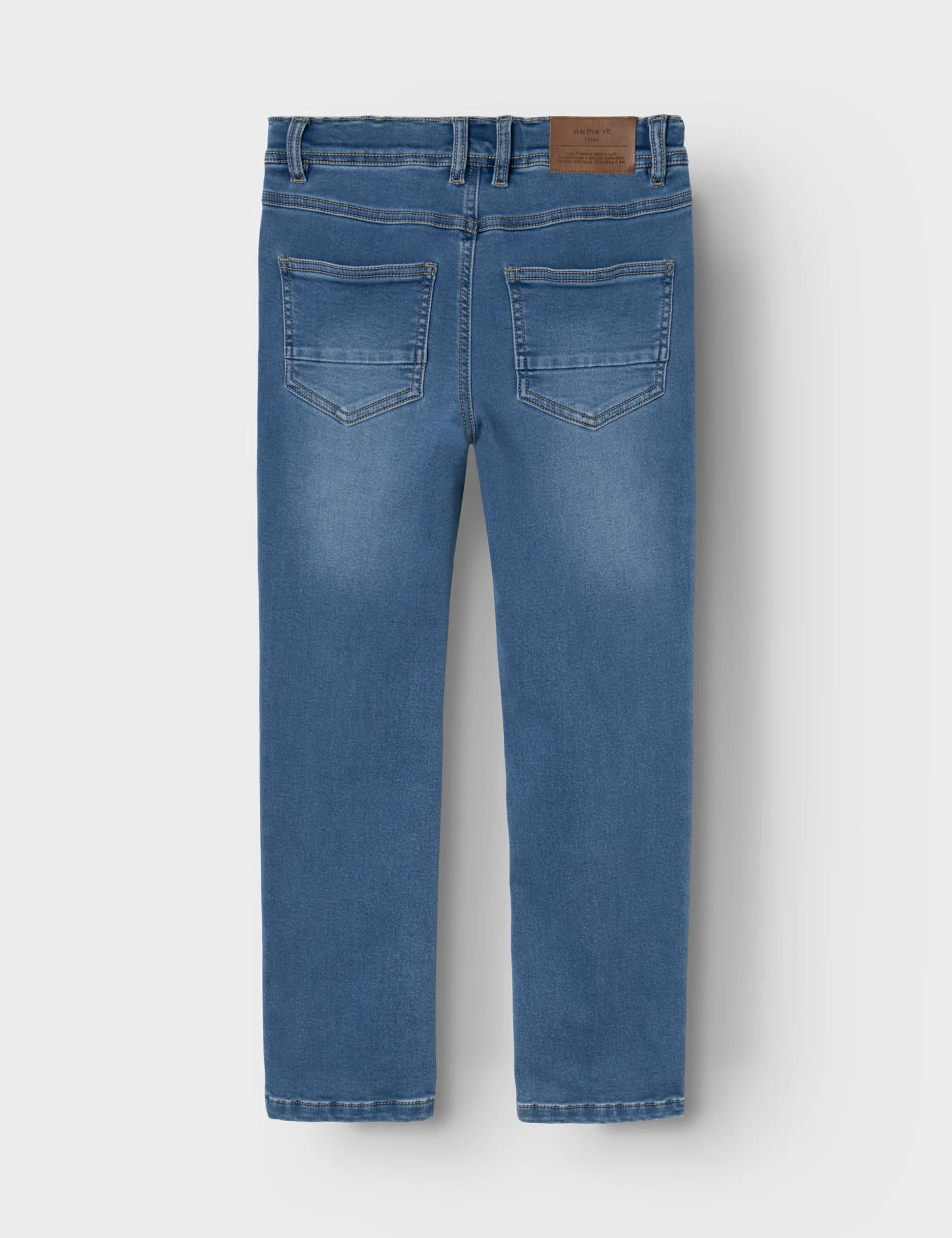 NAME IT Nkmryan Regular Fleece Jeans 7330-an O - Dżinsy slim fit Chłopcy