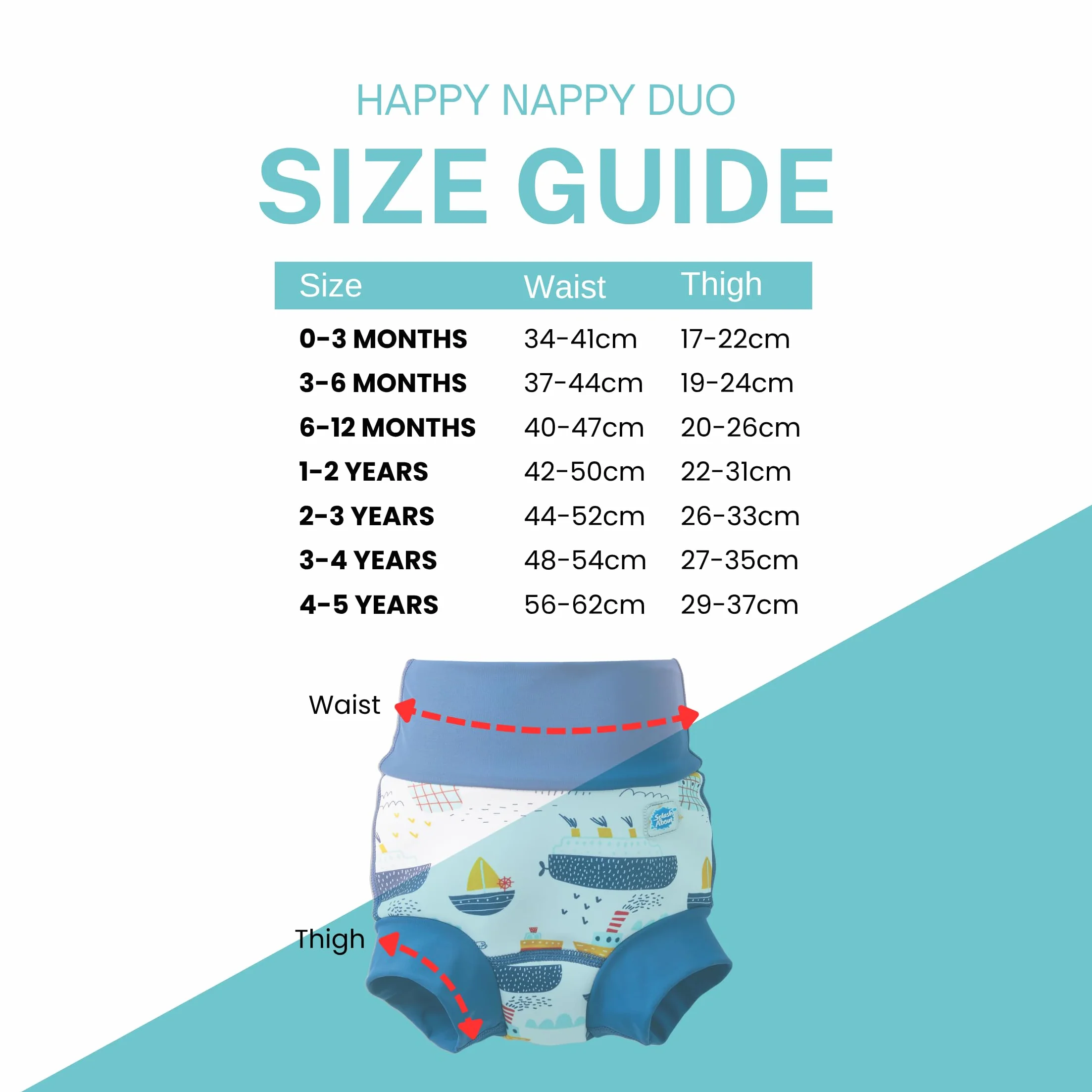 Splash About Happy Nappy Duo, holowniki, 3-4 lata