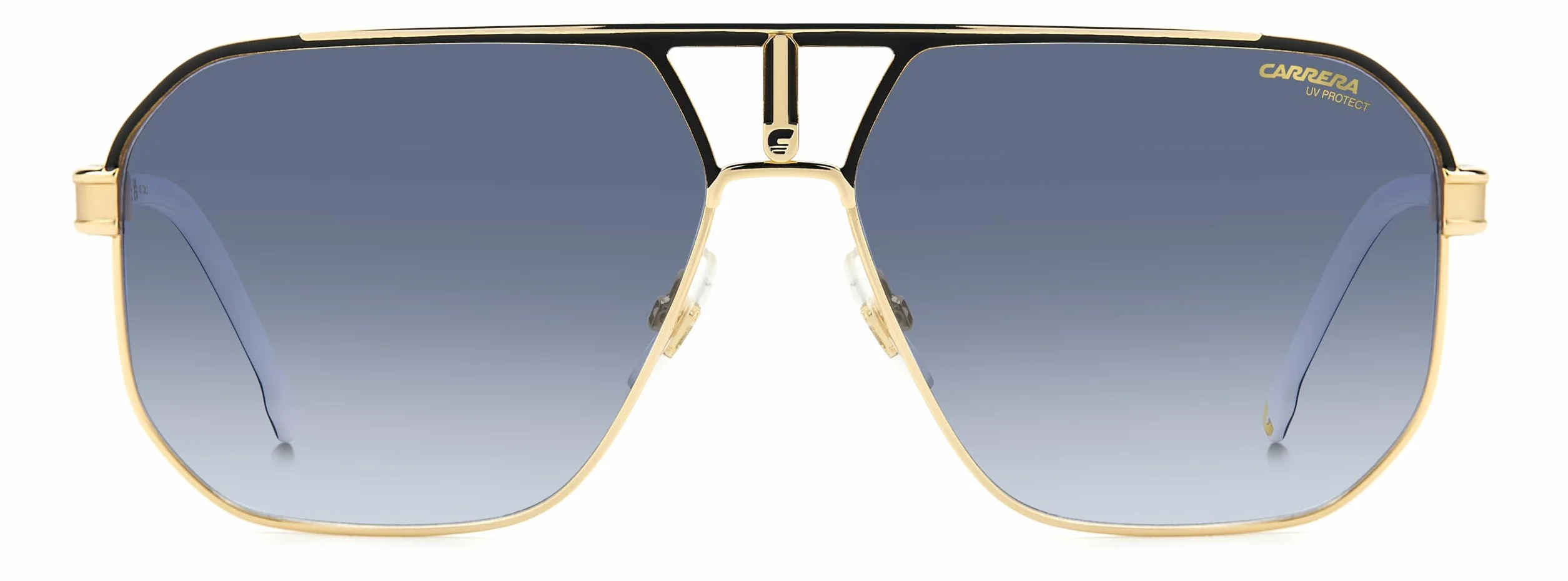 Carrera CARRERA 1062/S Okulary Przeciwsłoneczne Black Gold/Dark Blue Shaded 62/14/145 uomo