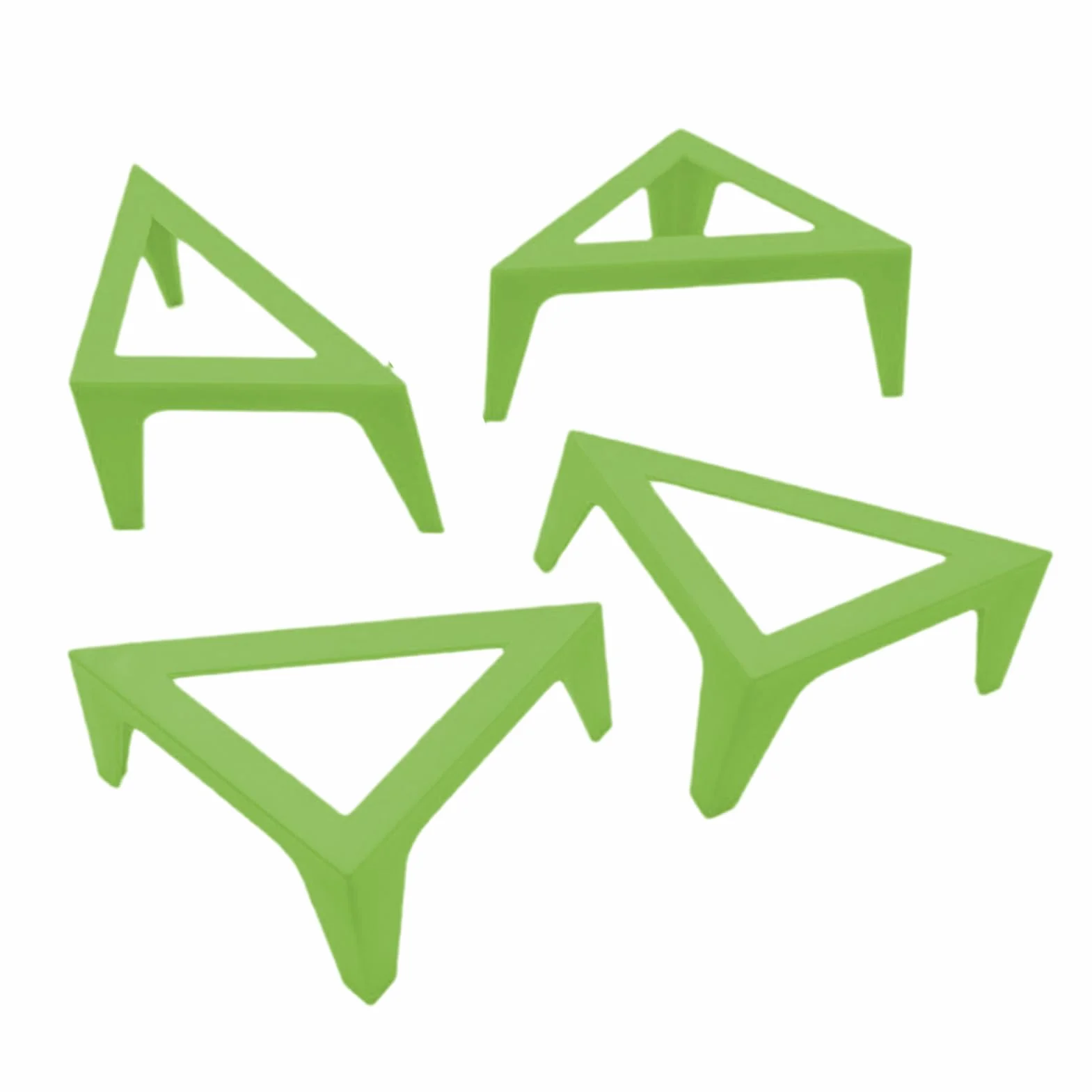 Art Easel Supports - Paint Canvas Holder Set, 4 Pieces Triangle Risers, Non Slip Design Function, Ideal for Home Studio Artwork Classroom Artist Projects Display