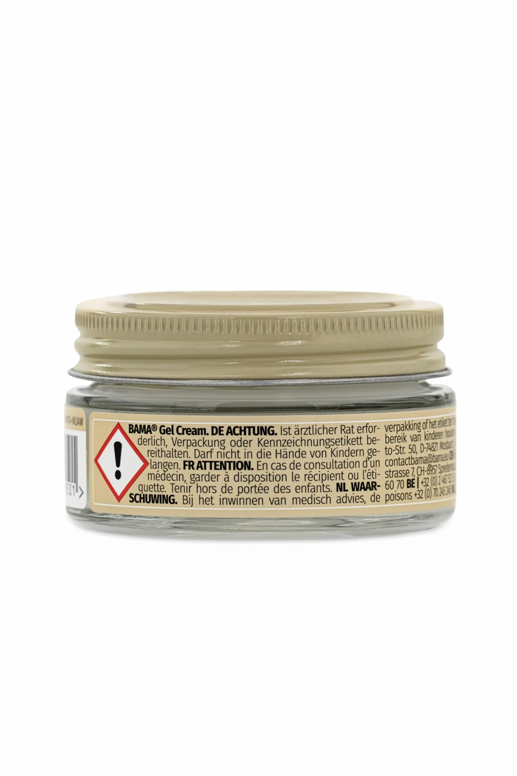 Bama Żel do pielęgnacji butów Gel Crem – delikatny krem żelowy do delikatnego czyszczenia i pielęgnacji skóry i innych materiałów, neutralny – 50 ml