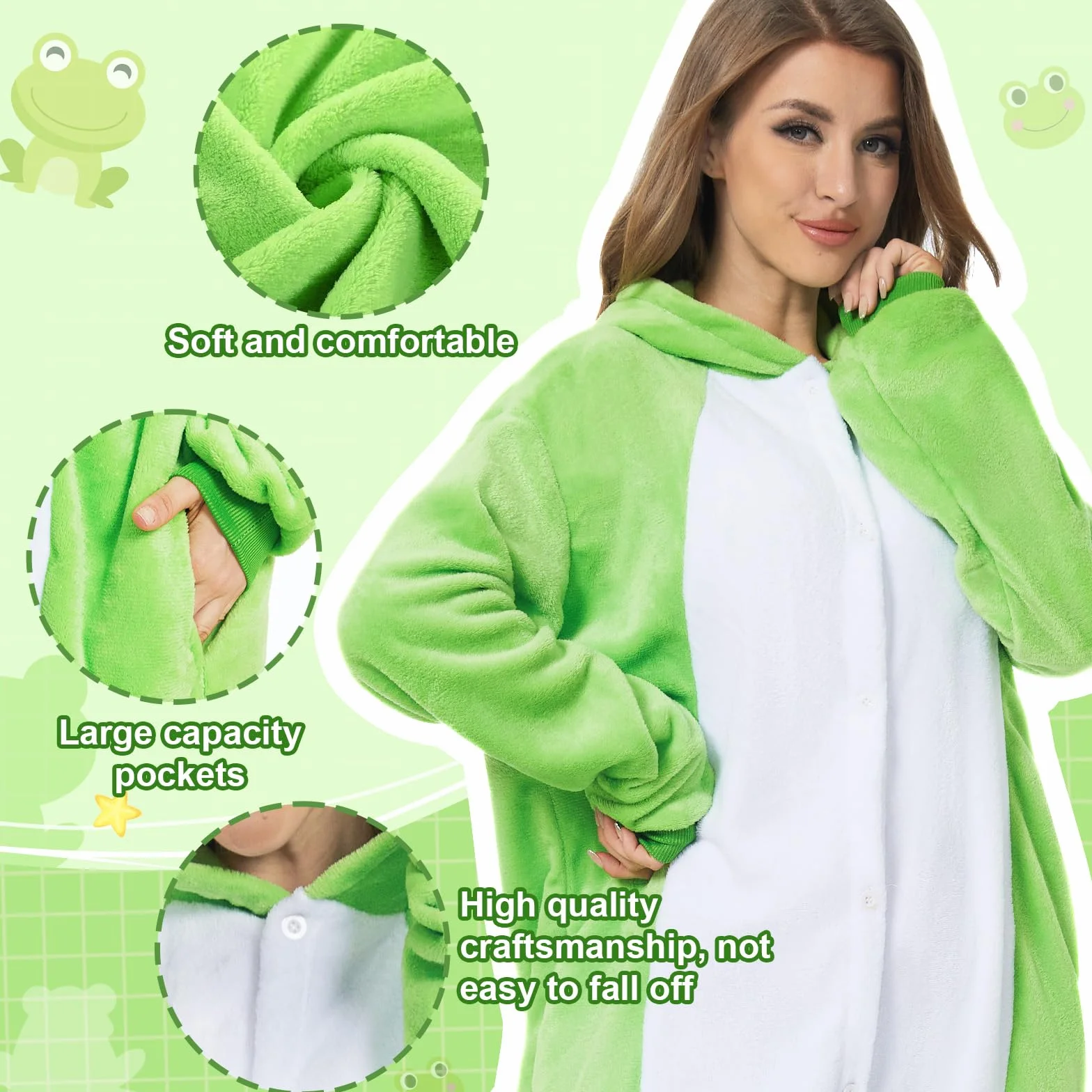 JONRRYIN Unisex piżama kostium zwierzęcy