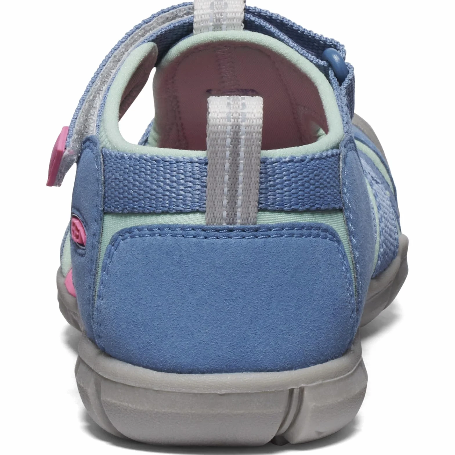 KEEN Sandały dziecięce unisex Seacamp 2 CNX, Coronet niebieski gorący róż, 38 EU