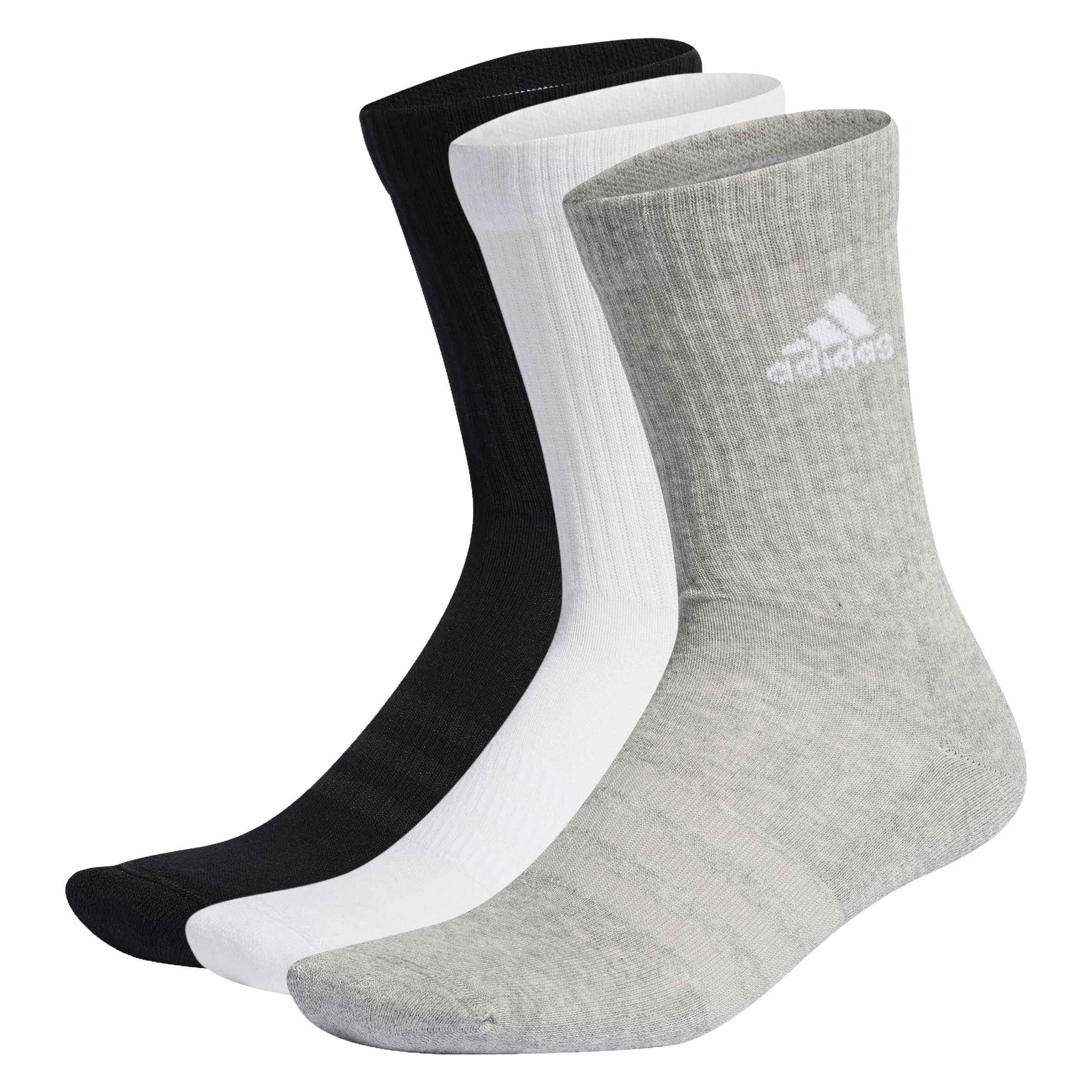 adidas Uniseks Skarpeti do łydek, Medium Grey Heather/White/Black, XS
