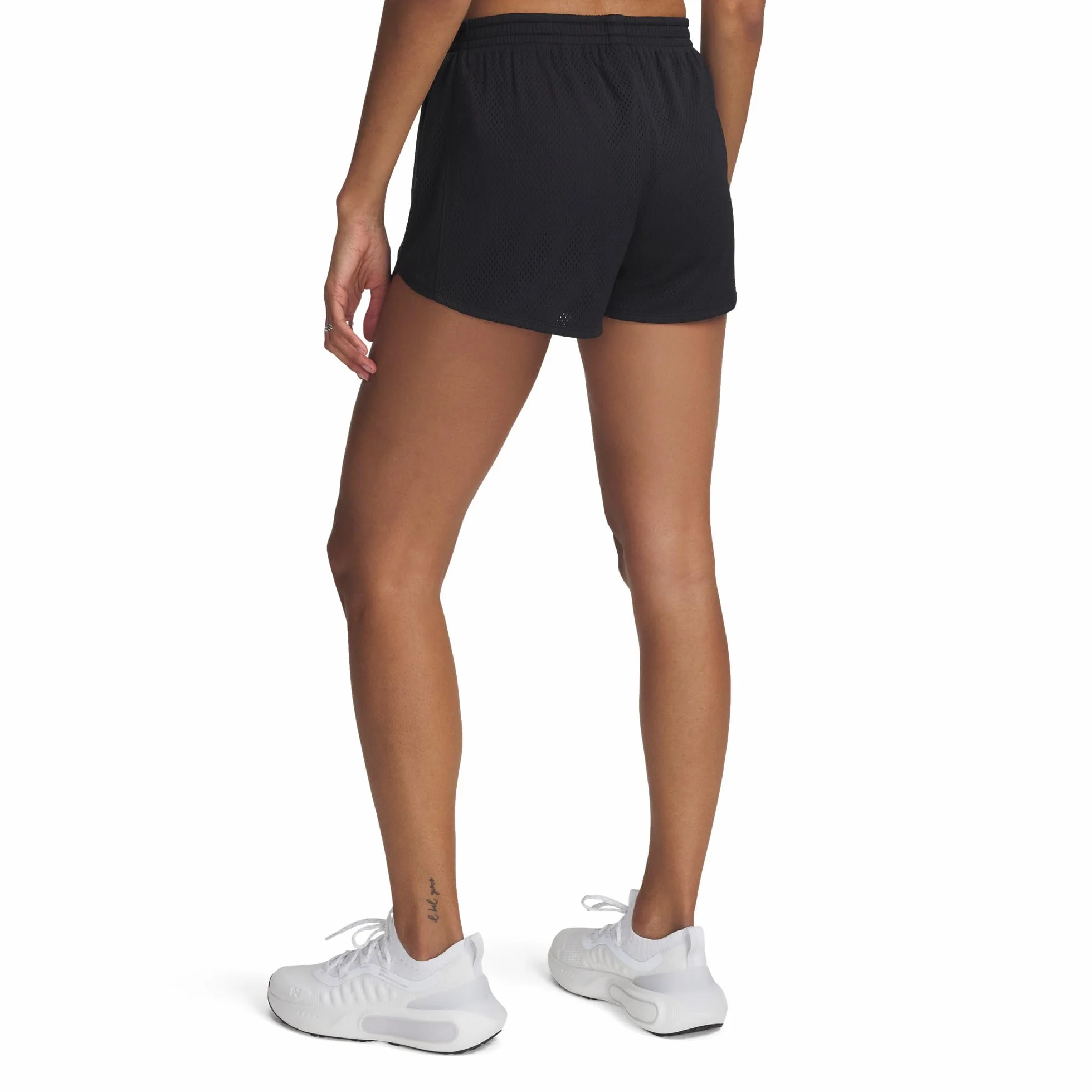 Under Armour Damskie spodenki Tech Play Up Mesh, (001) Czarny / / Castlerock, L